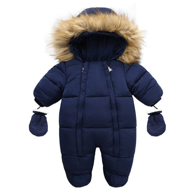 Luxe Frost Jumpsuit - Double Zip Newborn + Infant Baby Boujee Blue 3-6M 