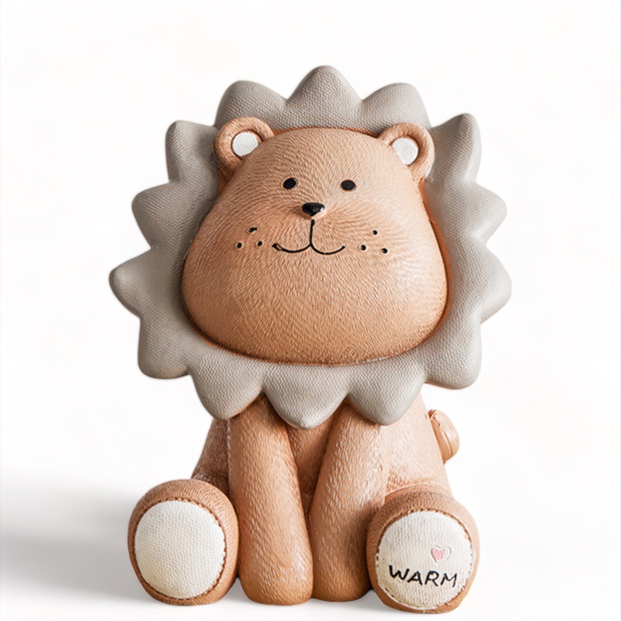 Cute Lion Piggy Bank Keepsakes USAdrop Brown 