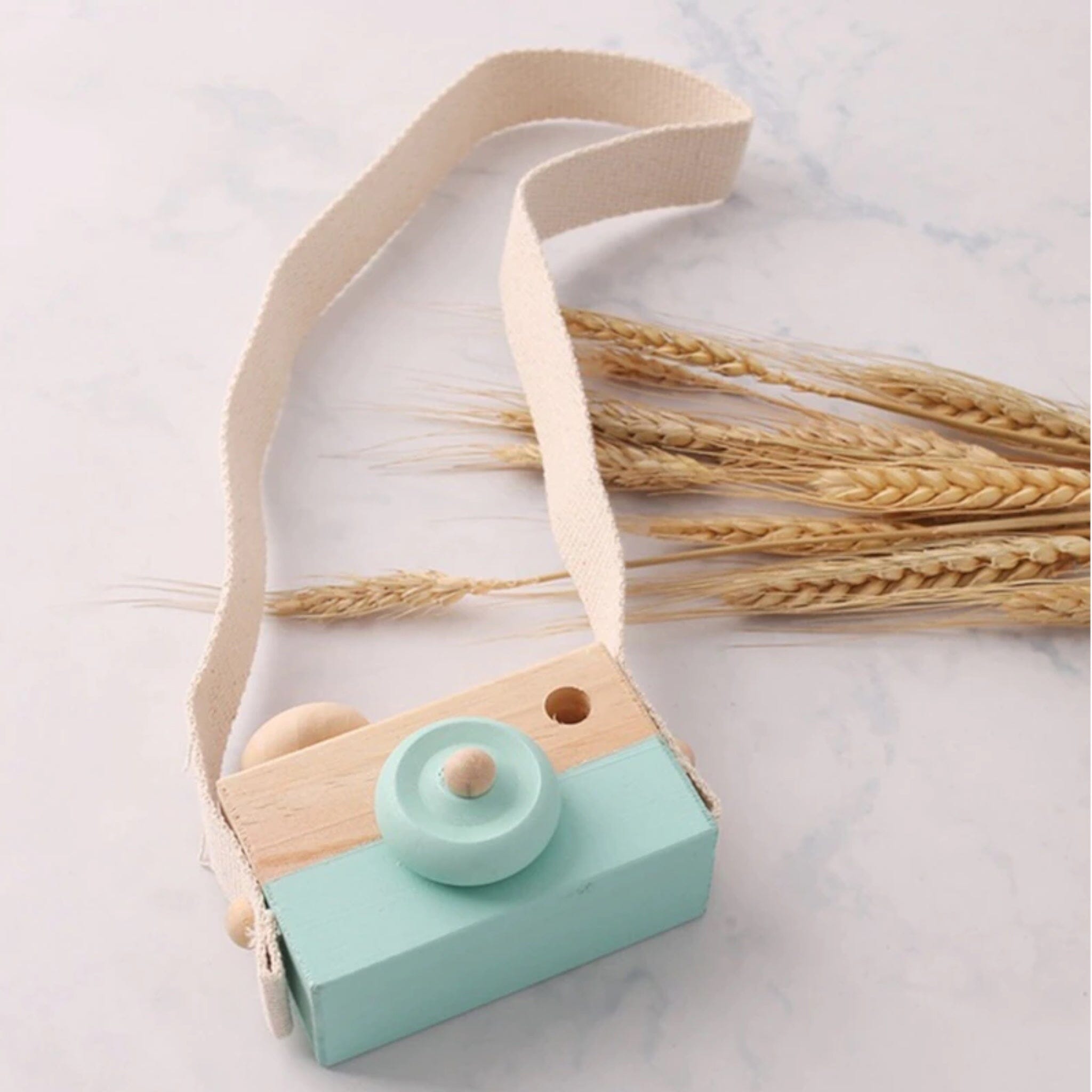 Tiny Lens Wooden Camera Gifts + Toys Baby Boujee Blue 