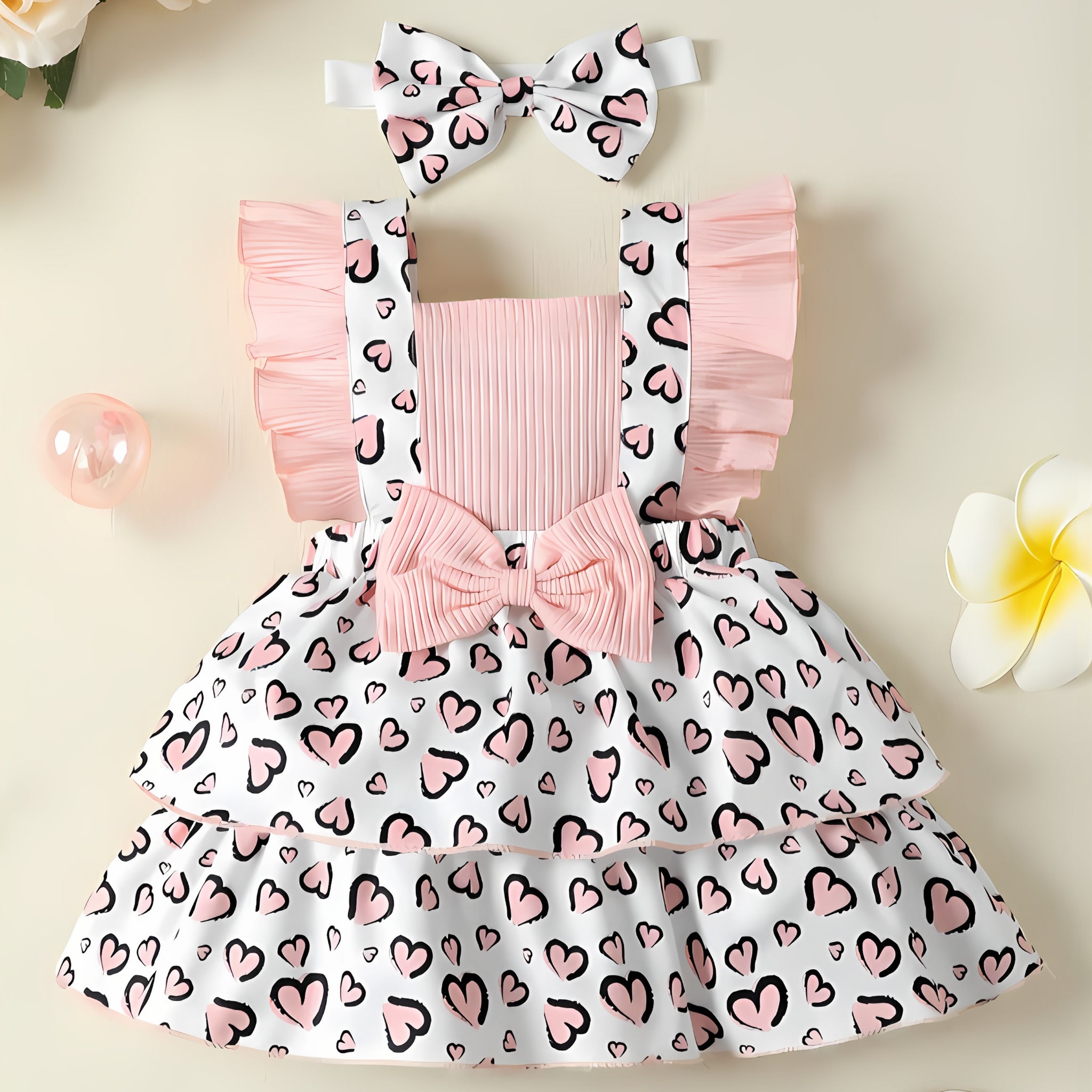 Fluttering Love Dress Girls Clothing Baby Boujee 