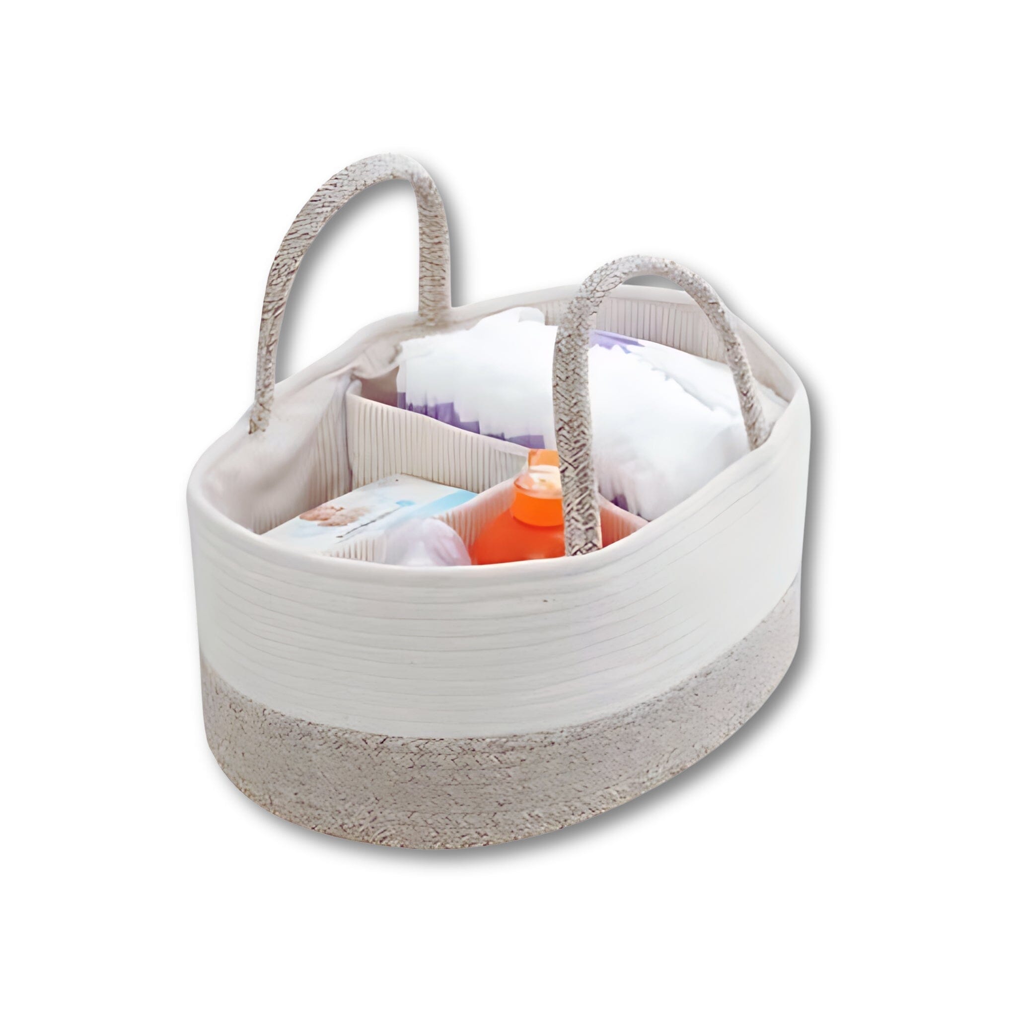 Tidy Tote Basket Apparel & Accessories Baby Boujee White 