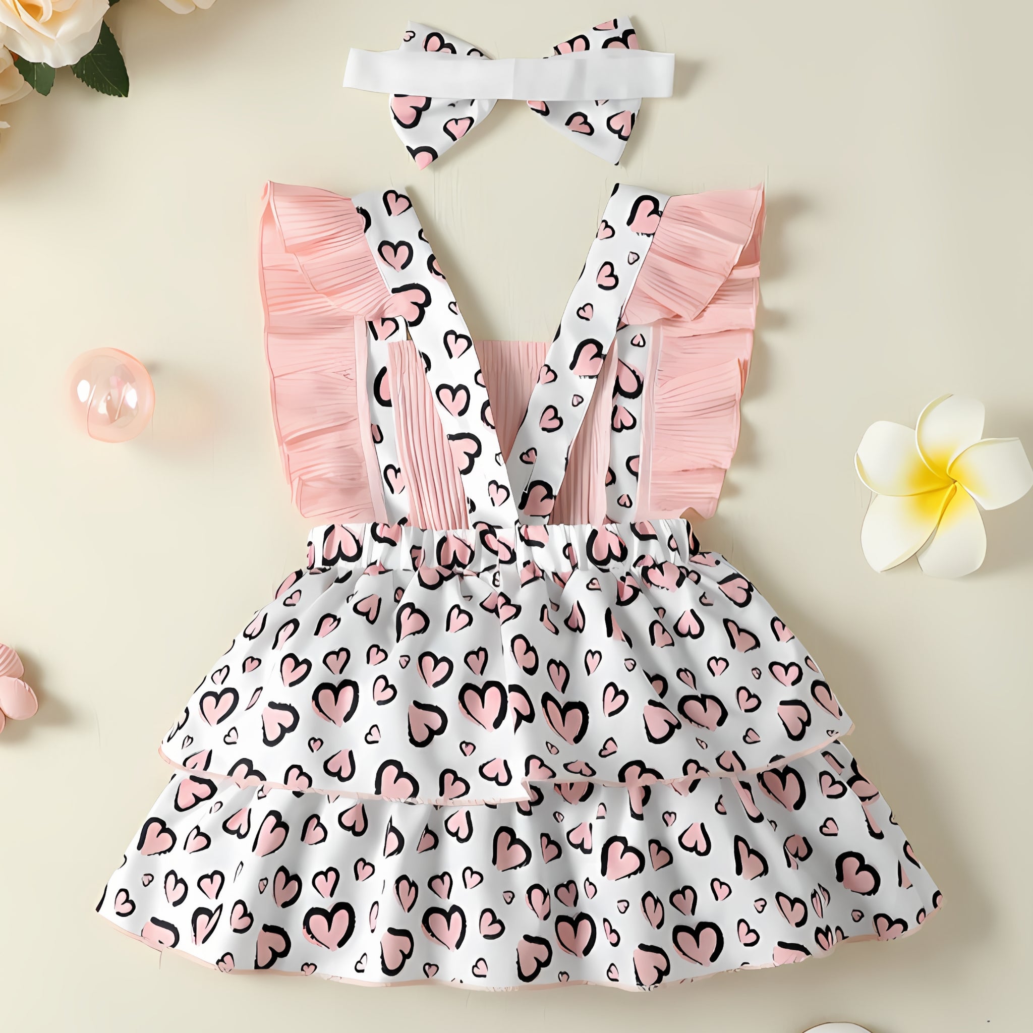 Fluttering Love Dress Girls Clothing Baby Boujee 