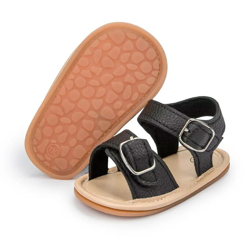 Sunny-Buckle Baby Sandals Shoes + Socks Baby Boujee 