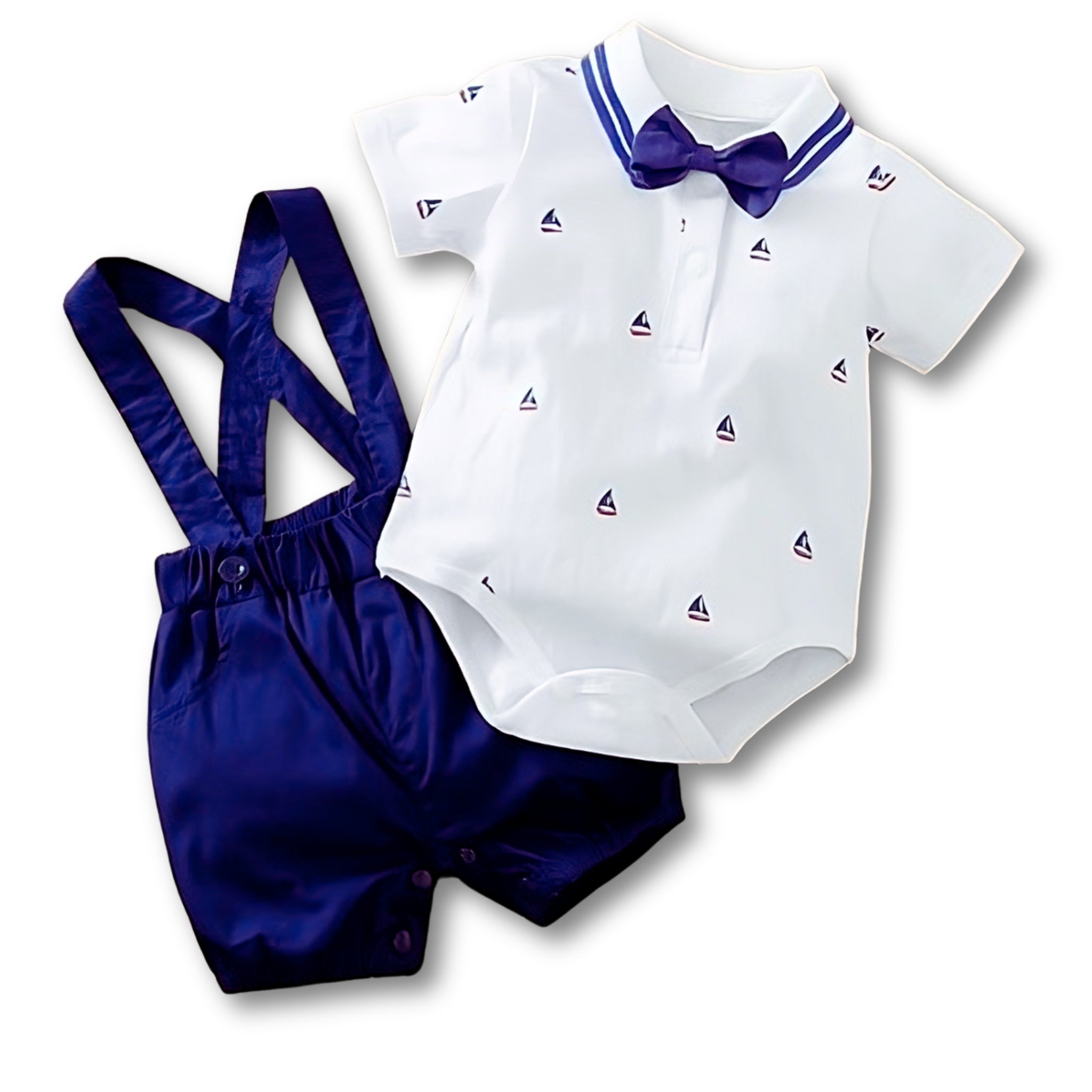 Bow-tastic Blue Boys Clothing Baby Boujee Blue 0-3M 