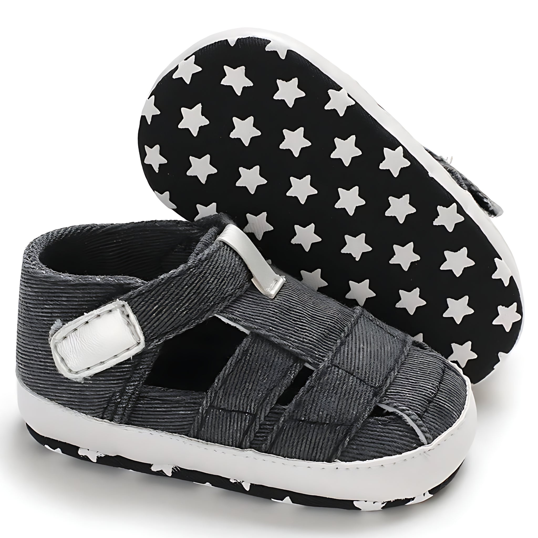 Tiny Steps baby shoes Baby Boujee Black 0-6M 