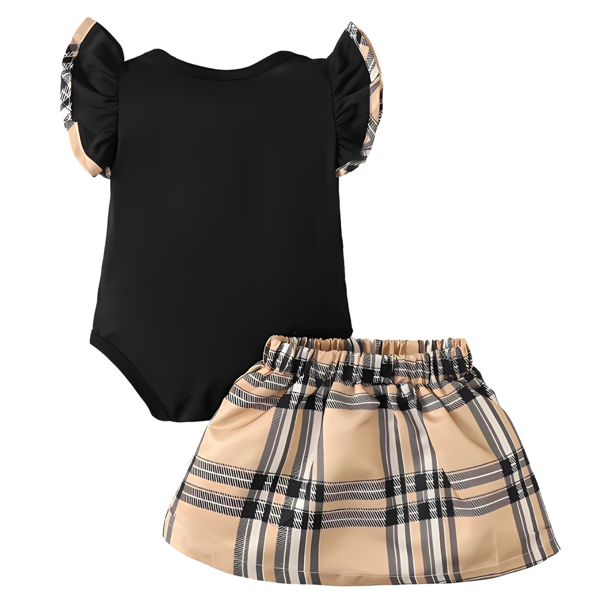 Heartfelt Plaid Dress Girls Clothing Baby Boujee 