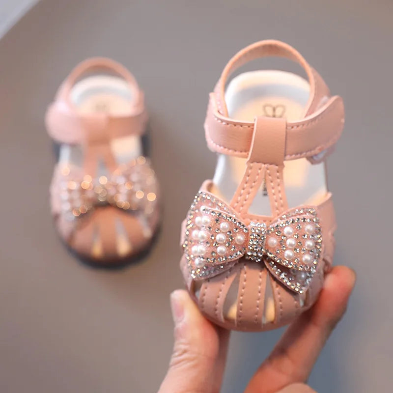 Princess Bowknot Sandals Baby Boujee 