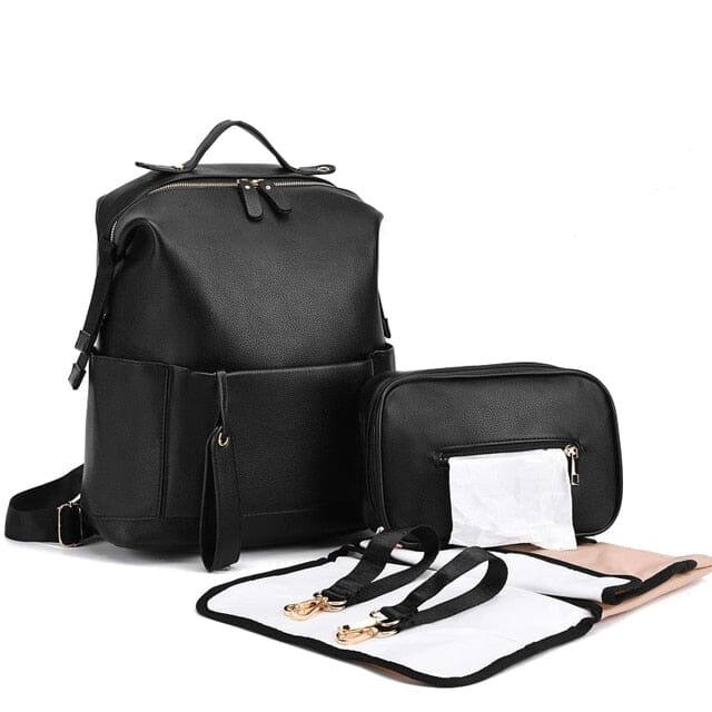 Exquisite Diaper Bag Accessories + Essentials USAdrop Black 