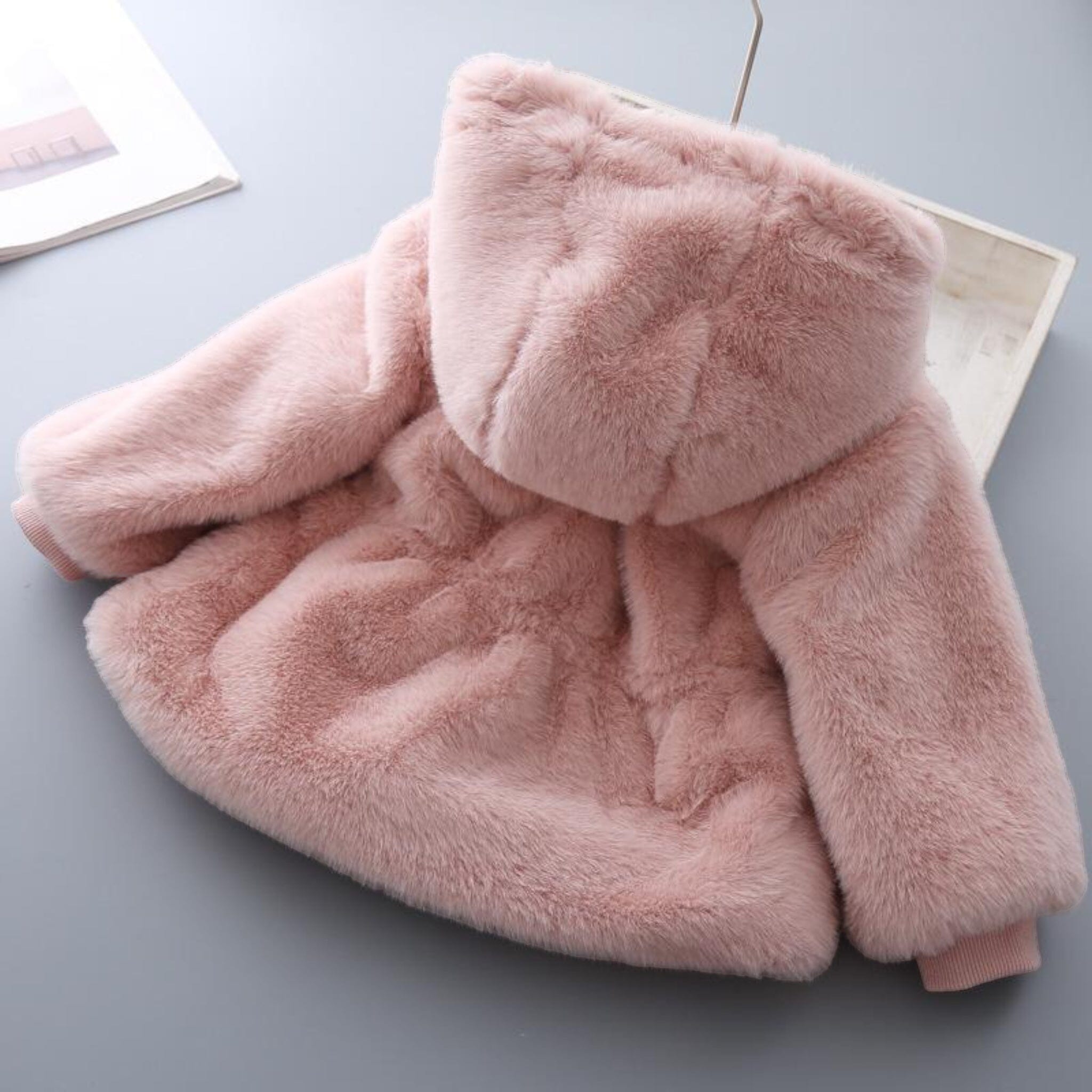 Luxury Faux-Fur Coat Girls Clothing USAdrop 