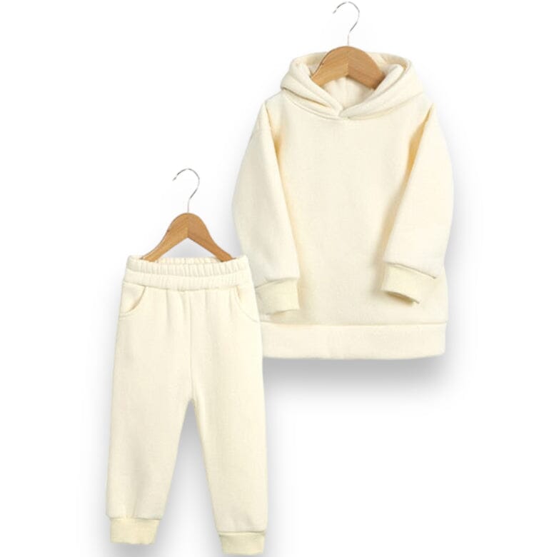 Boys Oversized Swagger Set Unisex Clothing Baby Boujee Ivory 12-24M 