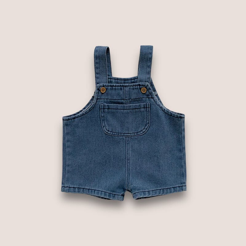 Cool Kids T-Shirt and Denim Overalls Newborn + Infant Baby Boujee 