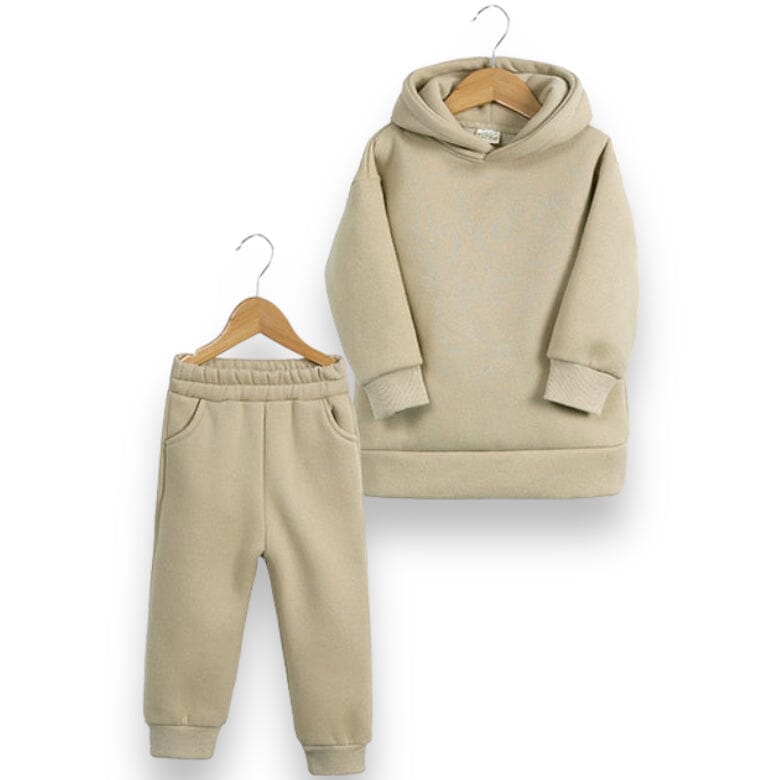 Boys Oversized Swagger Set Unisex Clothing Baby Boujee Khaki 12-24M 