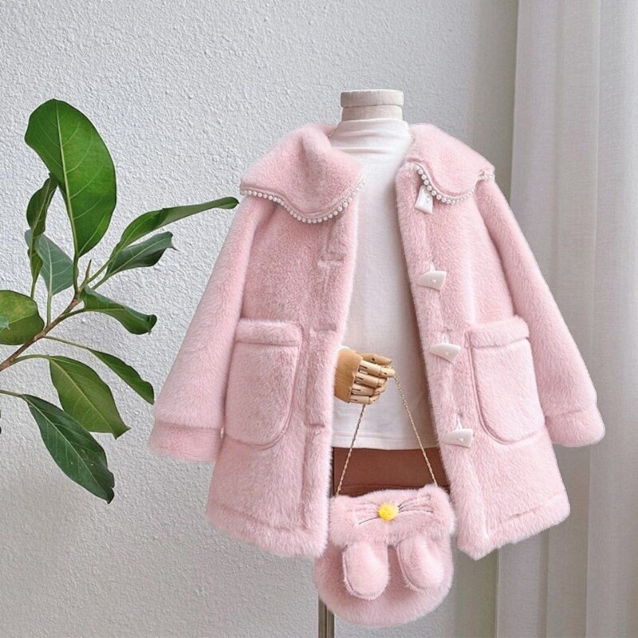 Posh Plush Coat Girls Clothing Baby Boujee Pink 3T 