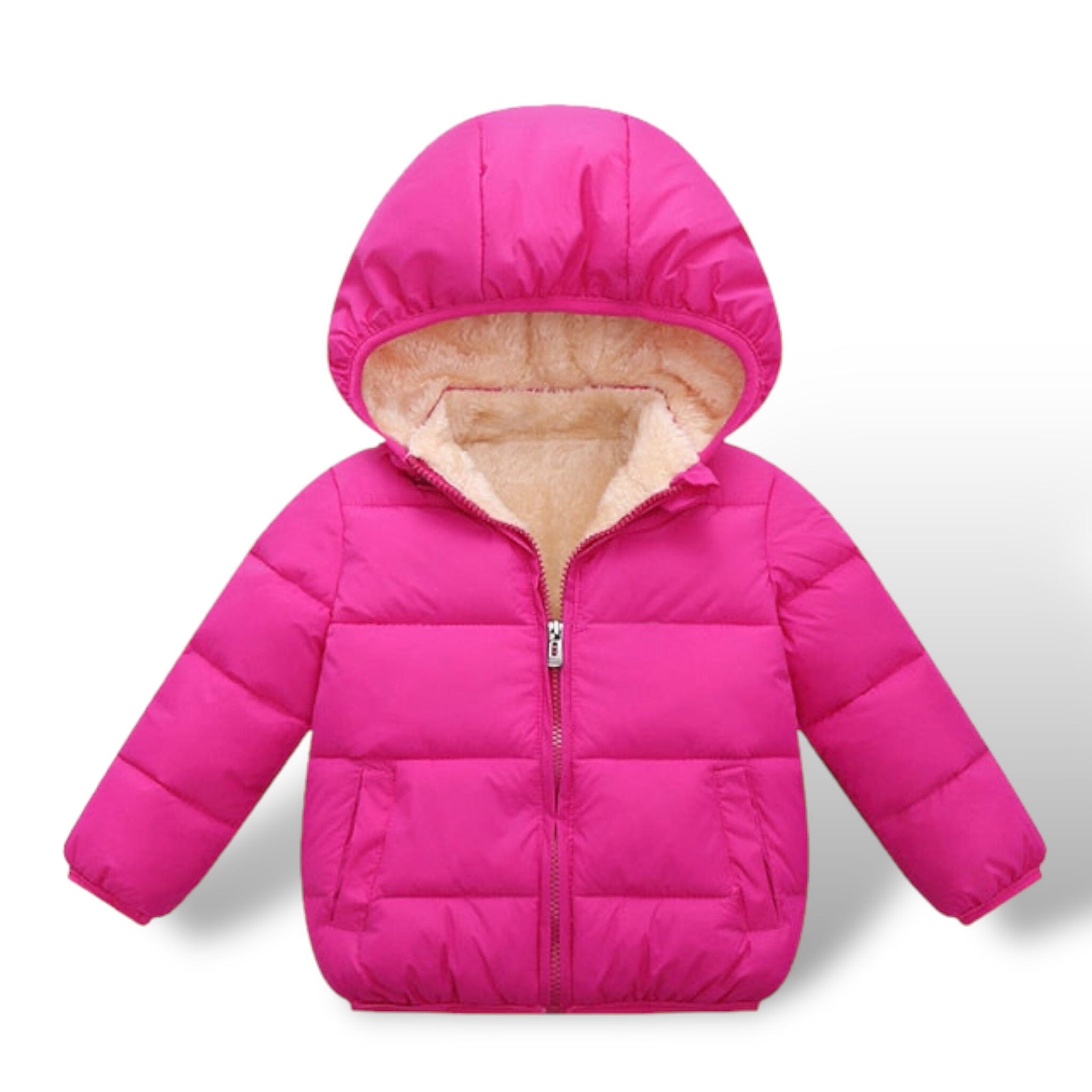 Winter Puff Coat USAdrop Hot Pink 12M 