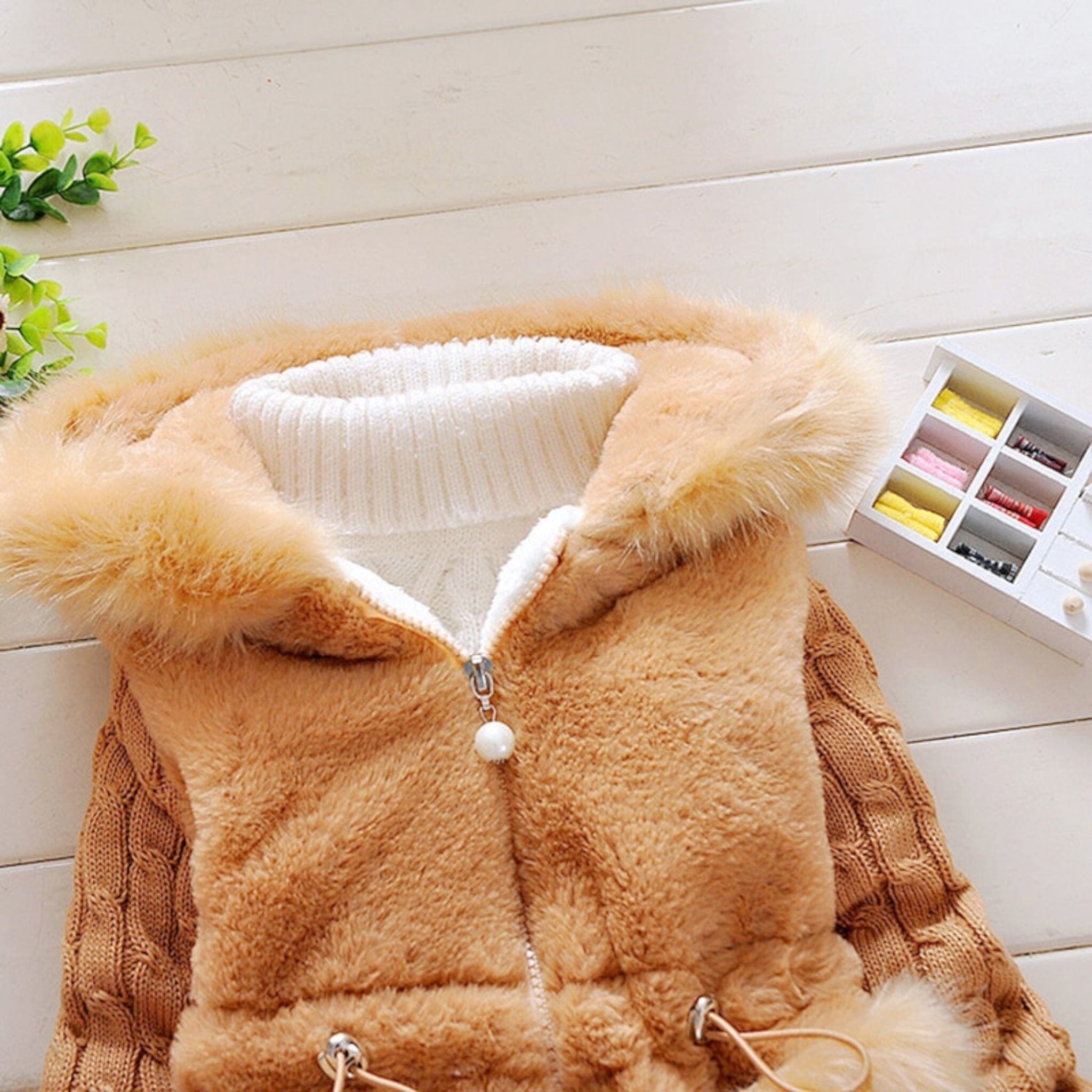 Fluffikins Coat Girls Clothing USAdrop 