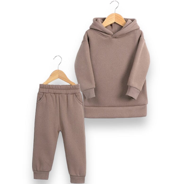 Girls Oversized Swagger Set Unisex Clothing Baby Boujee Coffee 12-24M 