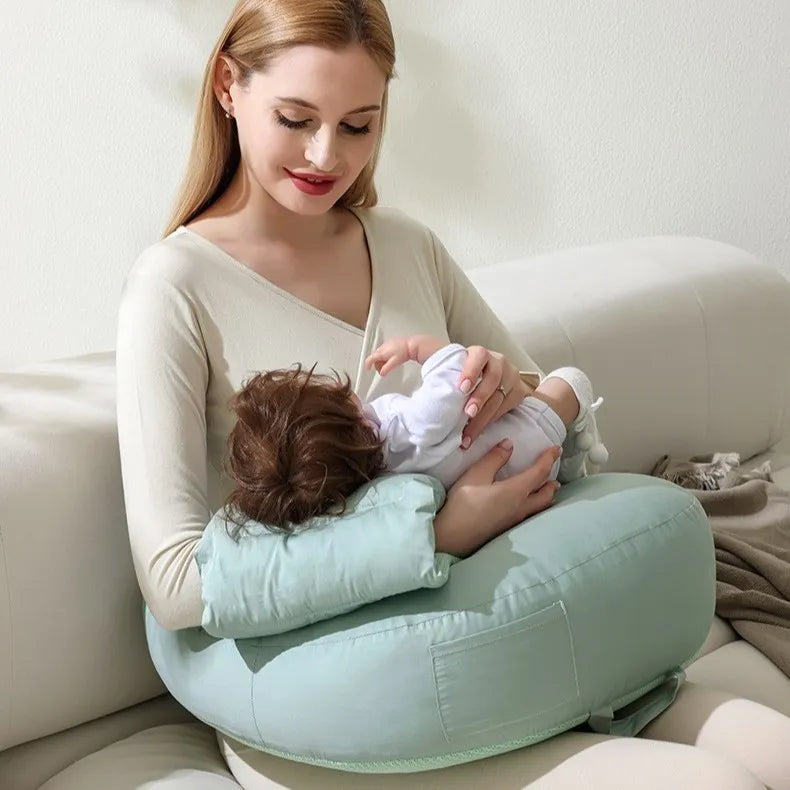 Supportive Hands-Free Breastfeeding Pillow