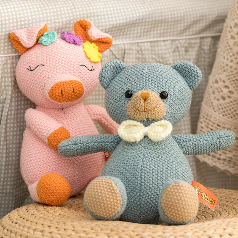 Adorable Hand-Knitted Plush Toys