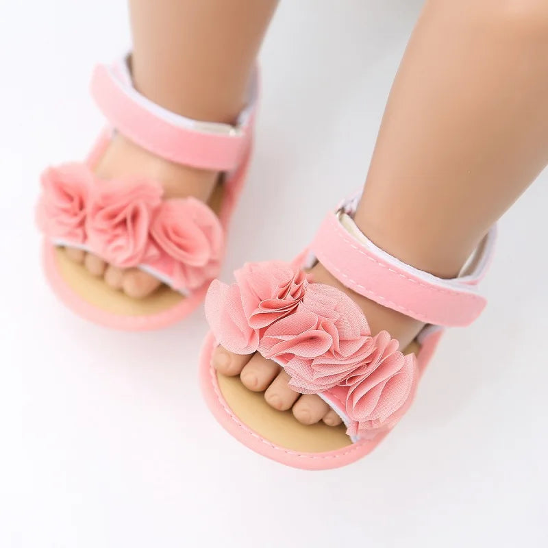 Summer Blossom Baby Sandals Shoes + Socks Baby Boujee 