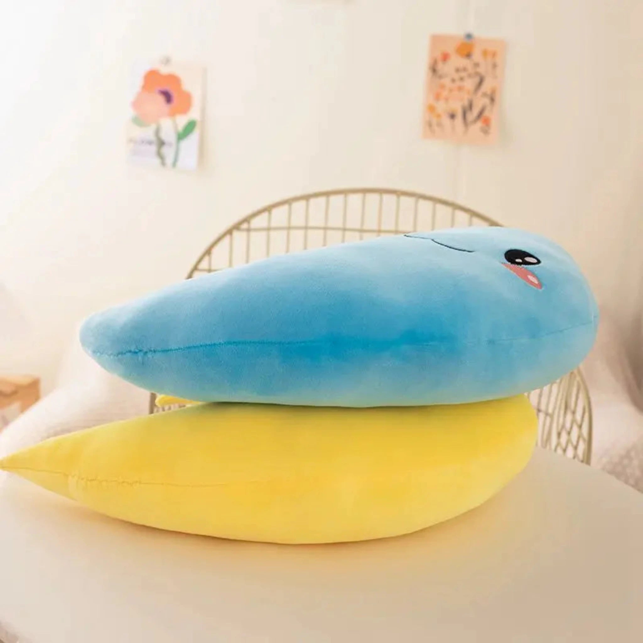 Smiley Moon Pillow