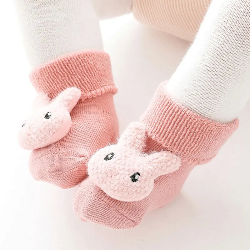 Cozy Cartoon Baby Socks Shoes + Socks Baby Boujee 