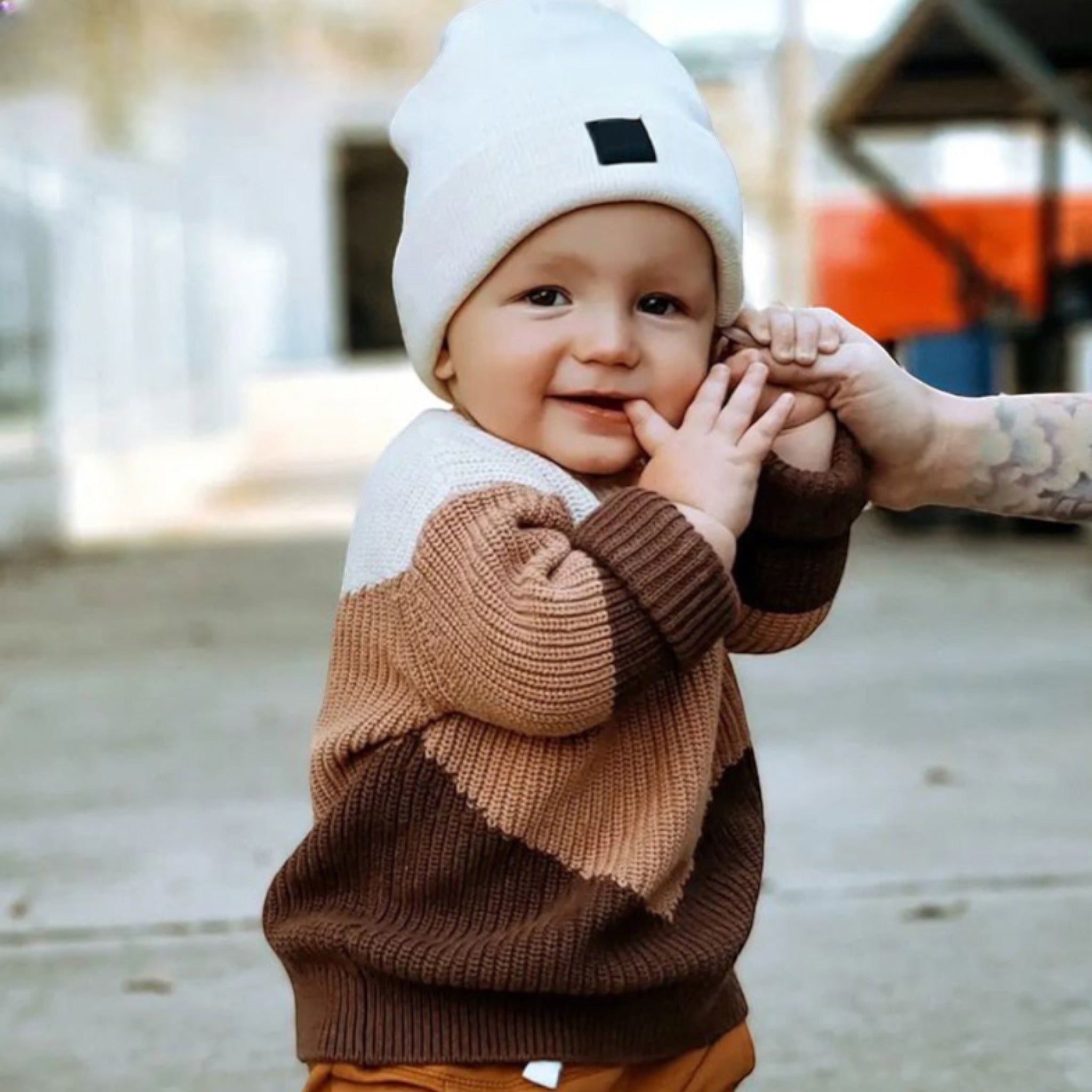 Cozy Patchwork Toddler Sweaters