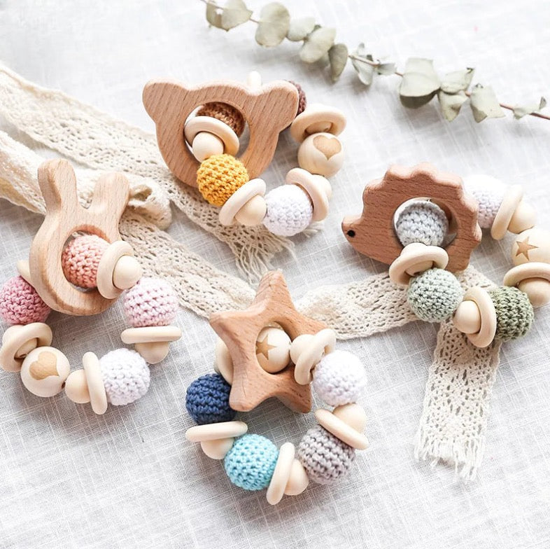 Charming Handmade Baby Rattle