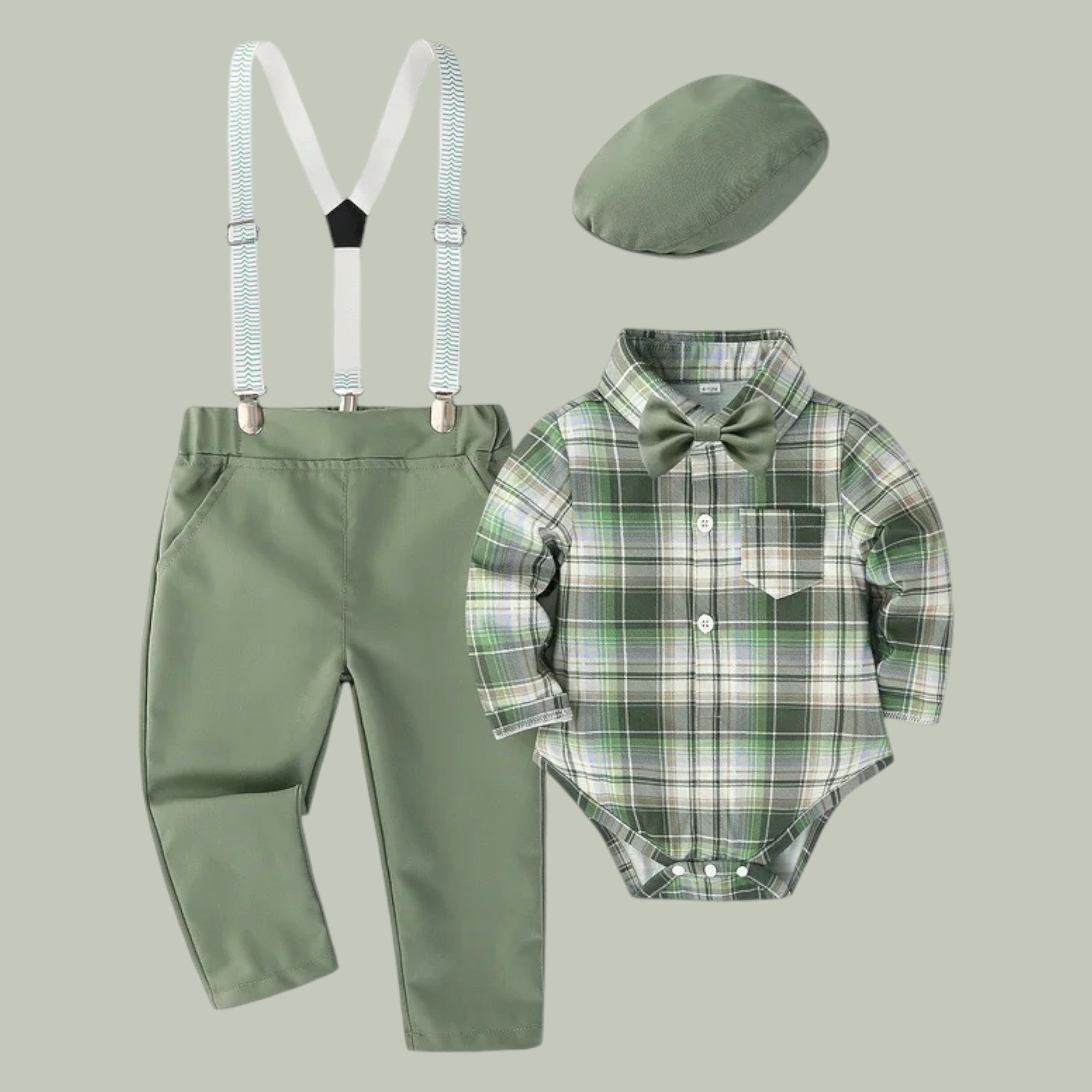 Olive Charm Trio Set Boys Clothing Baby Boujee 