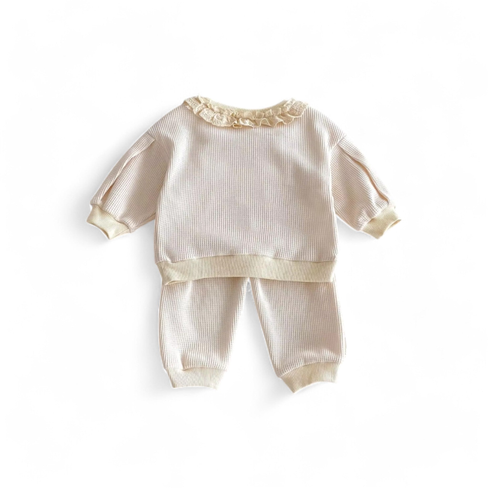 Autumn Lace Look Baby Boujee Beige 3-6M 