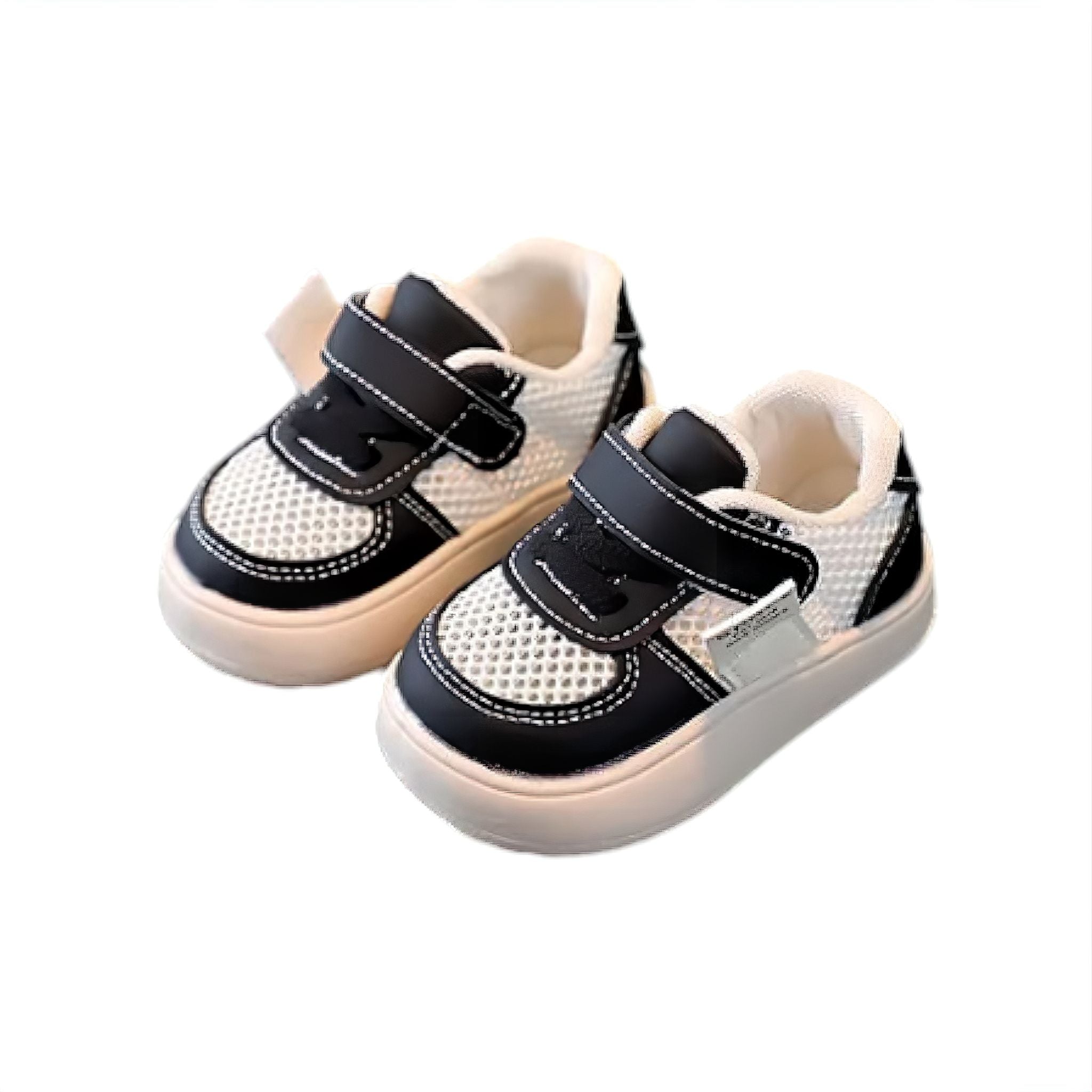 Sunny Step Sneakers Baby Boujee Black + White 4.5" (11.5cm) 