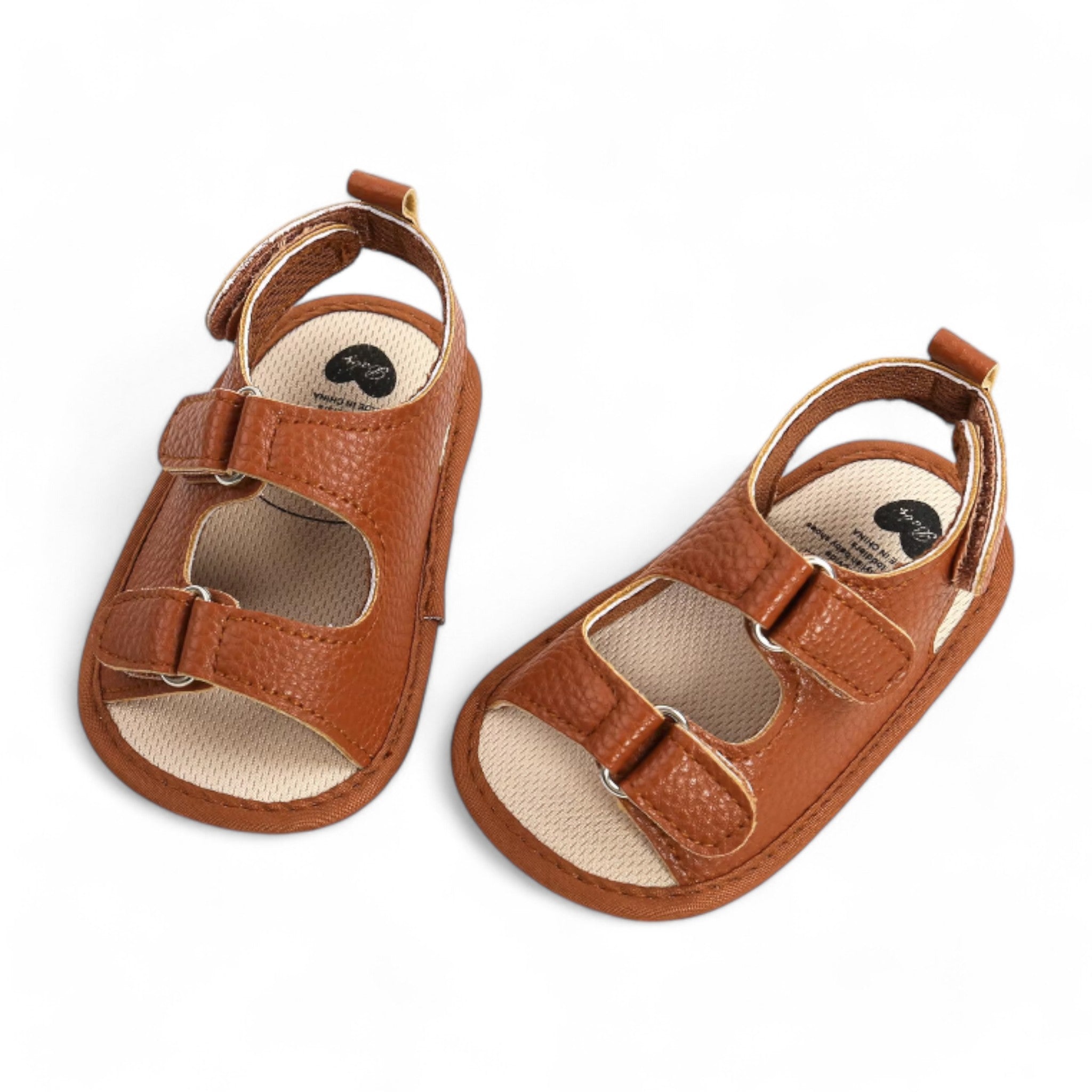 Little Paws Sandals Baby Boujee Brown 4.33" (11cm) 