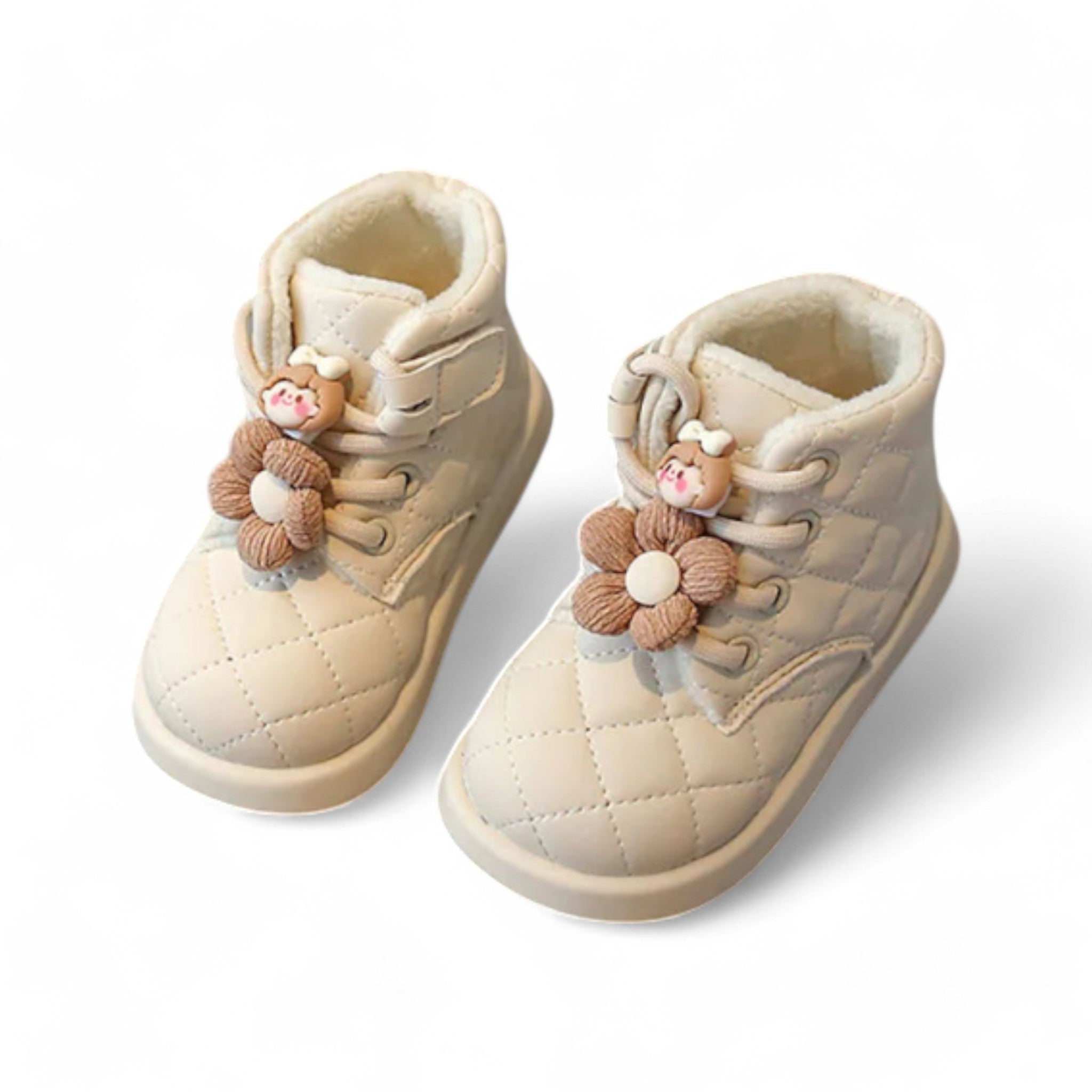 Little Snow Boots Baby Boujee Beige 5.3" (13.5cm) 