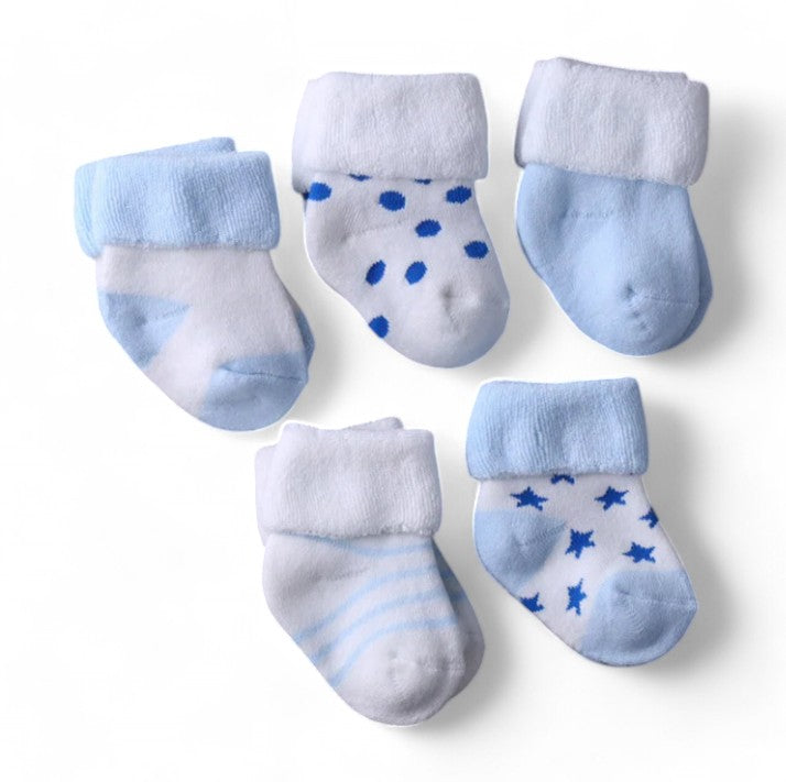 Playful Feet Socks Shoes + Socks Baby Boujee Light Blue 0-3M 