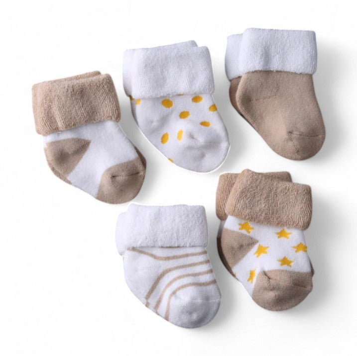 Playful Feet Socks Shoes + Socks Baby Boujee Brown 0-3M 