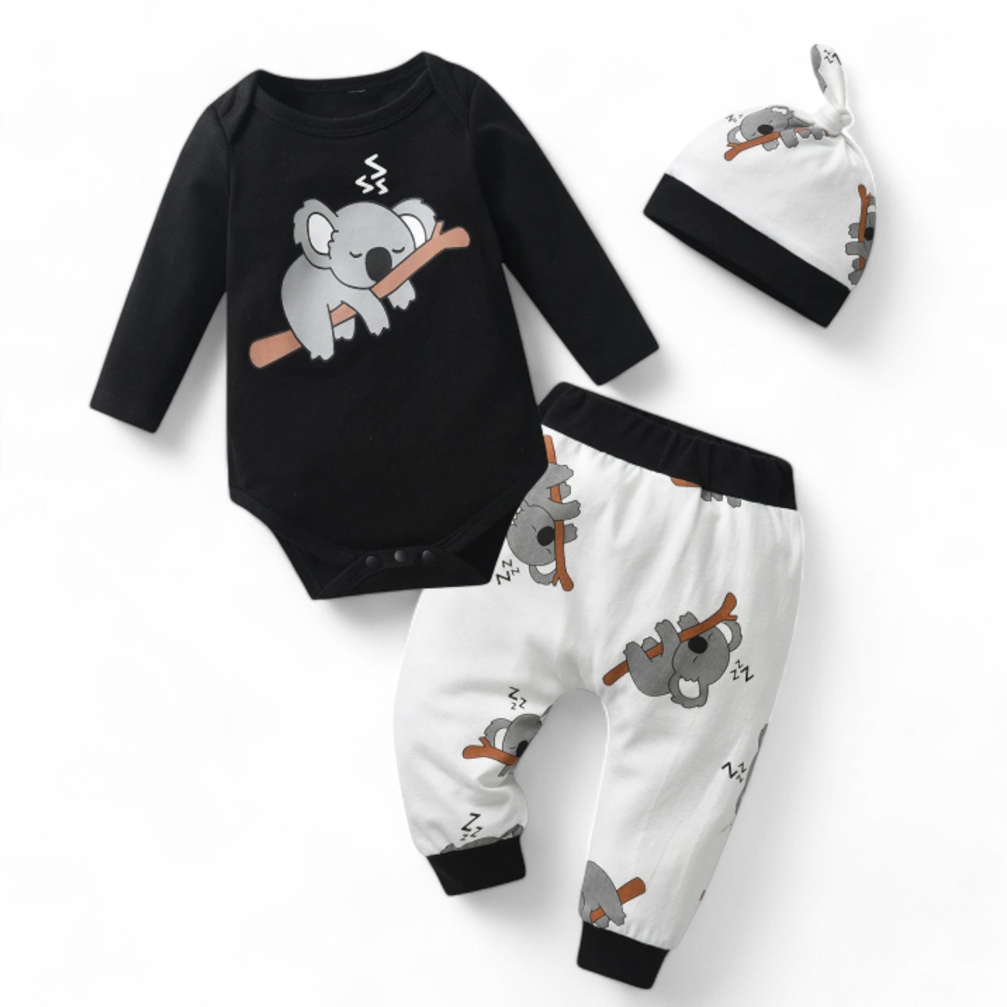 Kozy Koala Set Newborn + Infant Baby Boujee 0-3M 