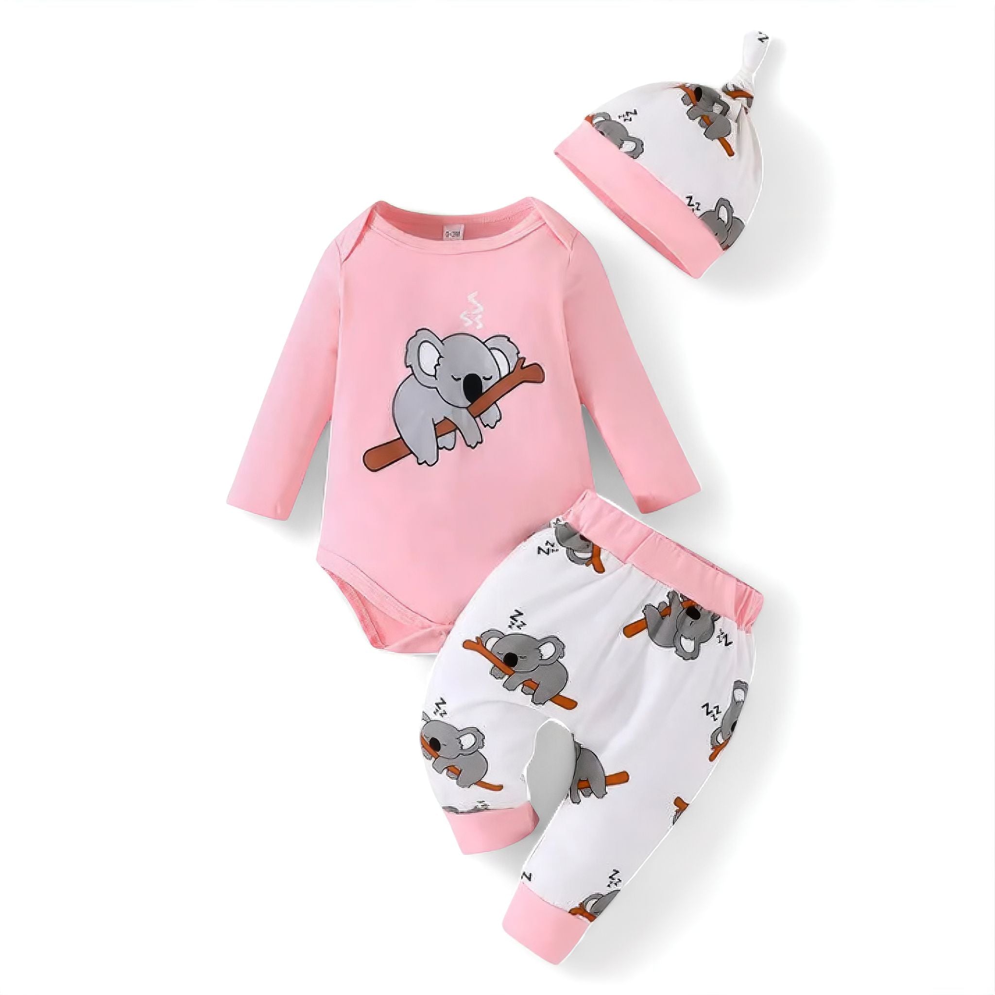 Koala Cuddles Baby Boujee Pink 3-6M 