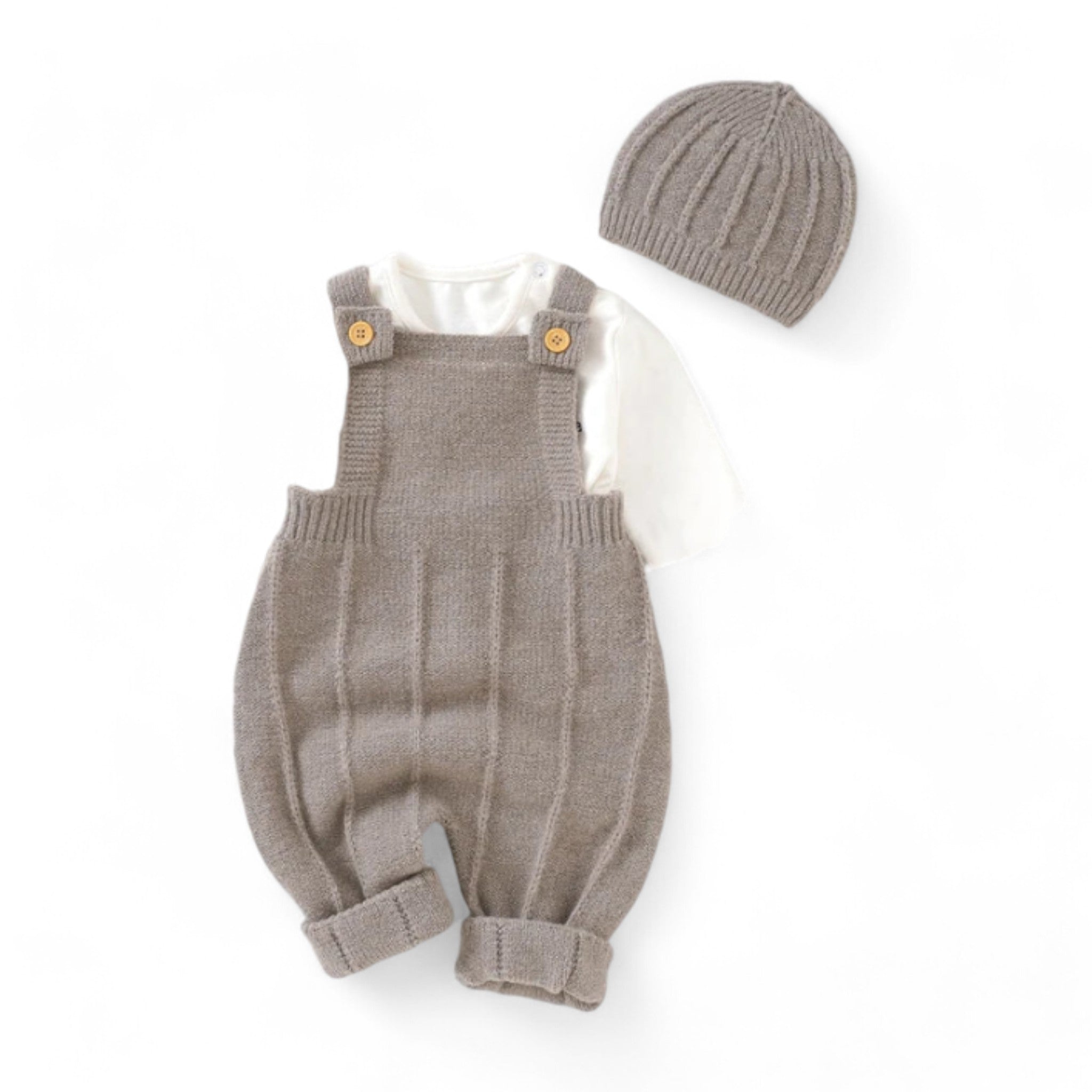 Winter Day Romper Unisex Clothing Baby Boujee Grey 0-3M 