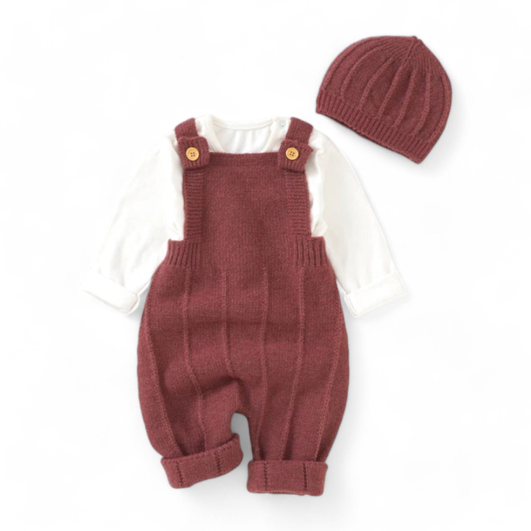 Winter Day Romper Unisex Clothing Baby Boujee Red 0-3M 