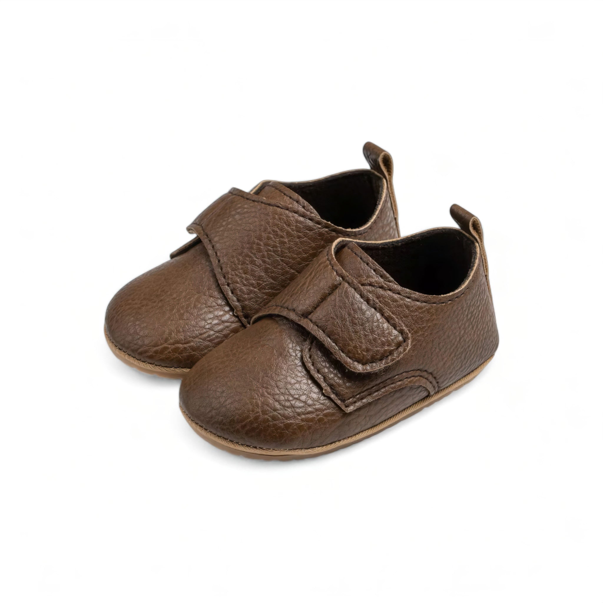 Little Laceless Flats Baby Boujee Dark Brown 0-6M 