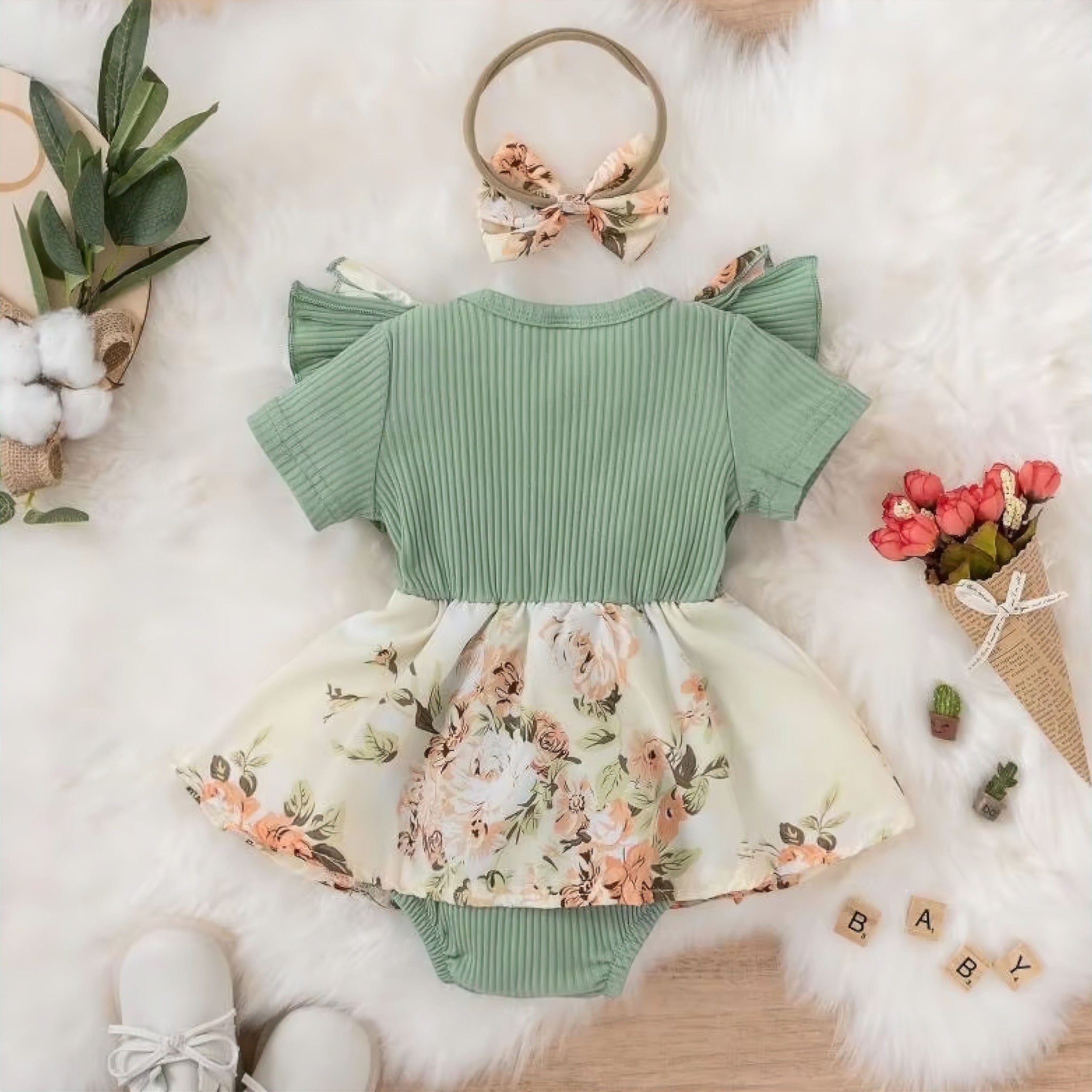 Floral Play Dress Baby Boujee 