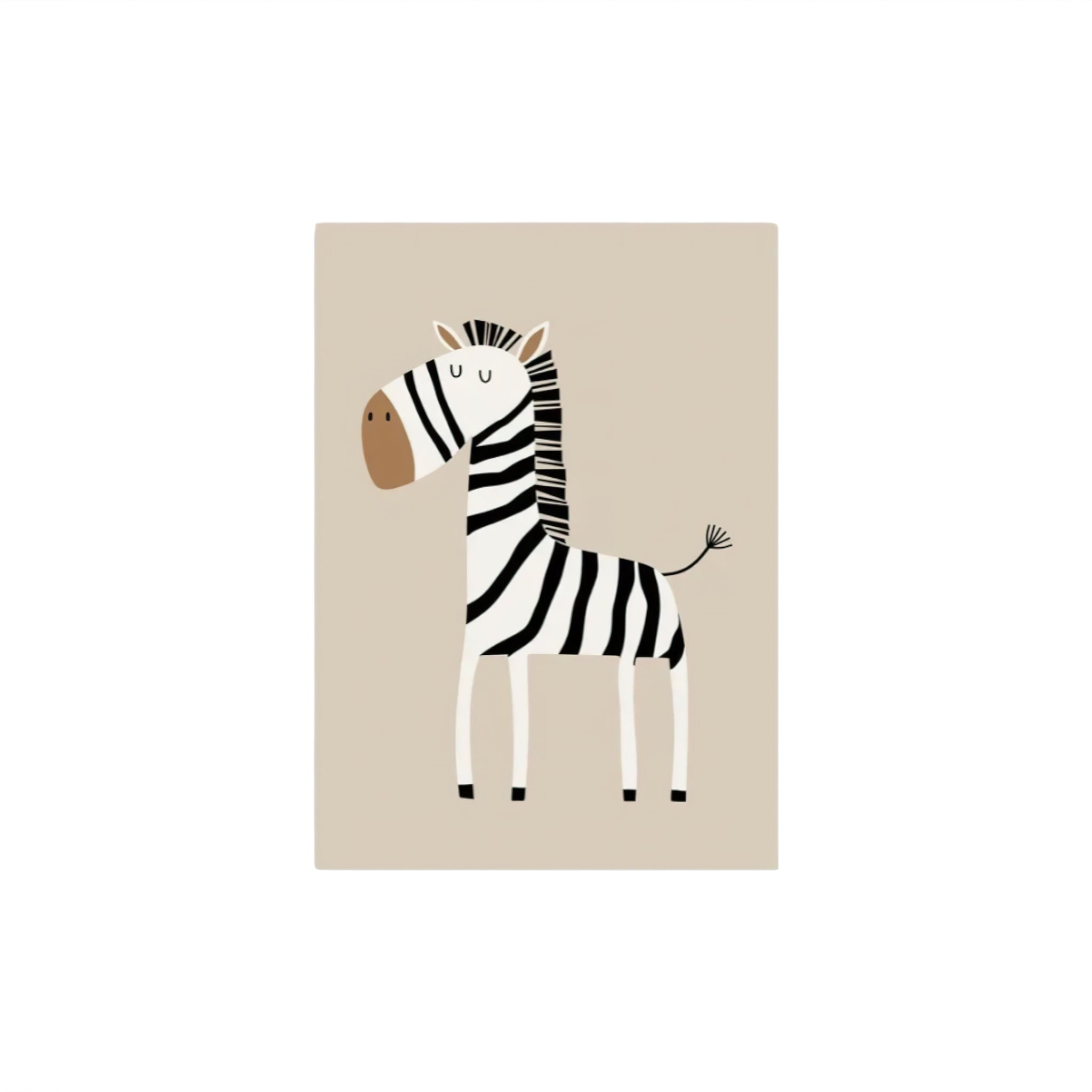 Safari Nursery Art Baby Boujee Zebra 18cm 