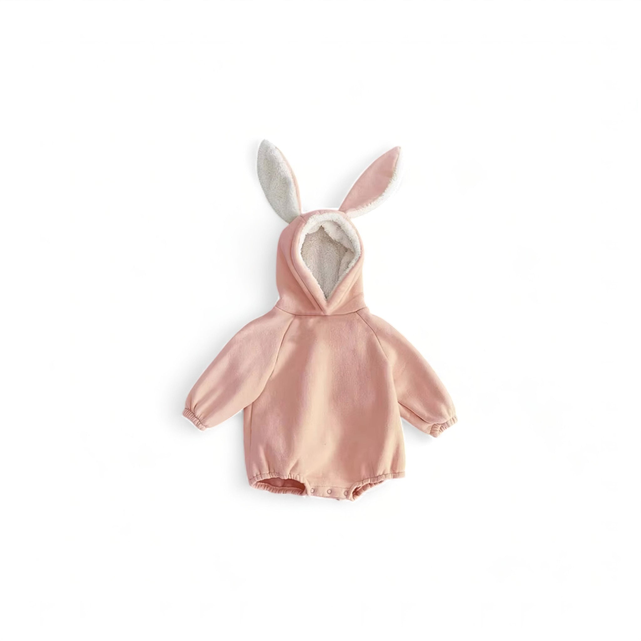 Baby Bunny Hoodie Baby Boujee Pink 3-6M 