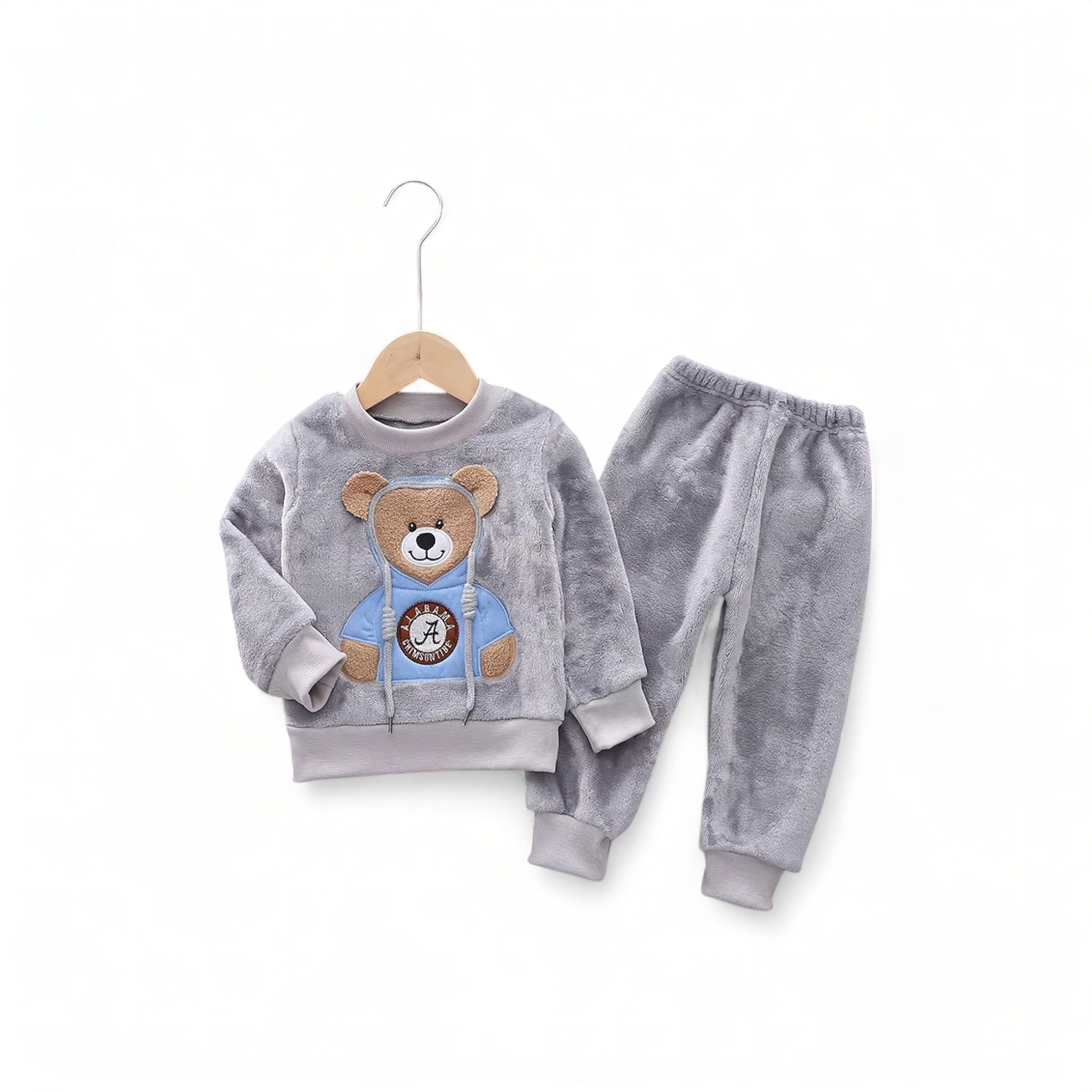 Comfy Fur Set Baby Boujee Grey 6-9M 