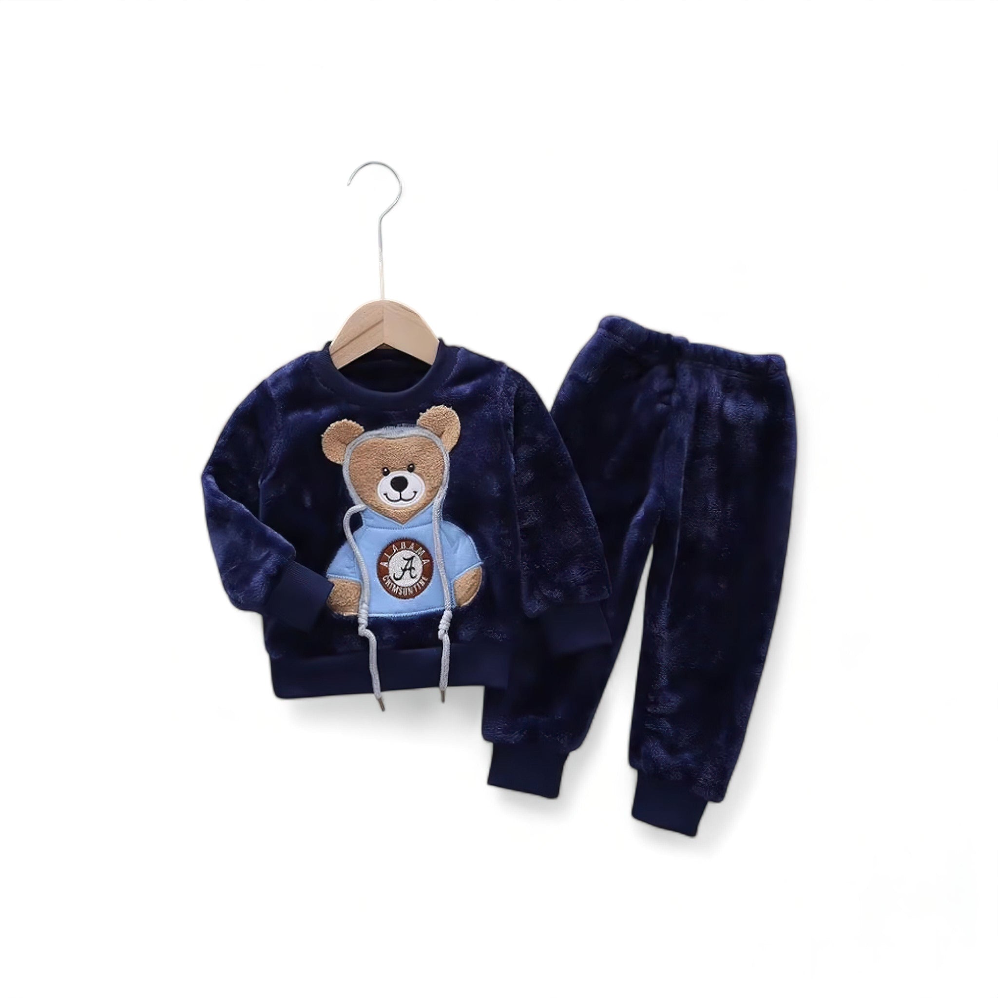 Comfy Fur Set Baby Boujee Dark Blue 6-9M 