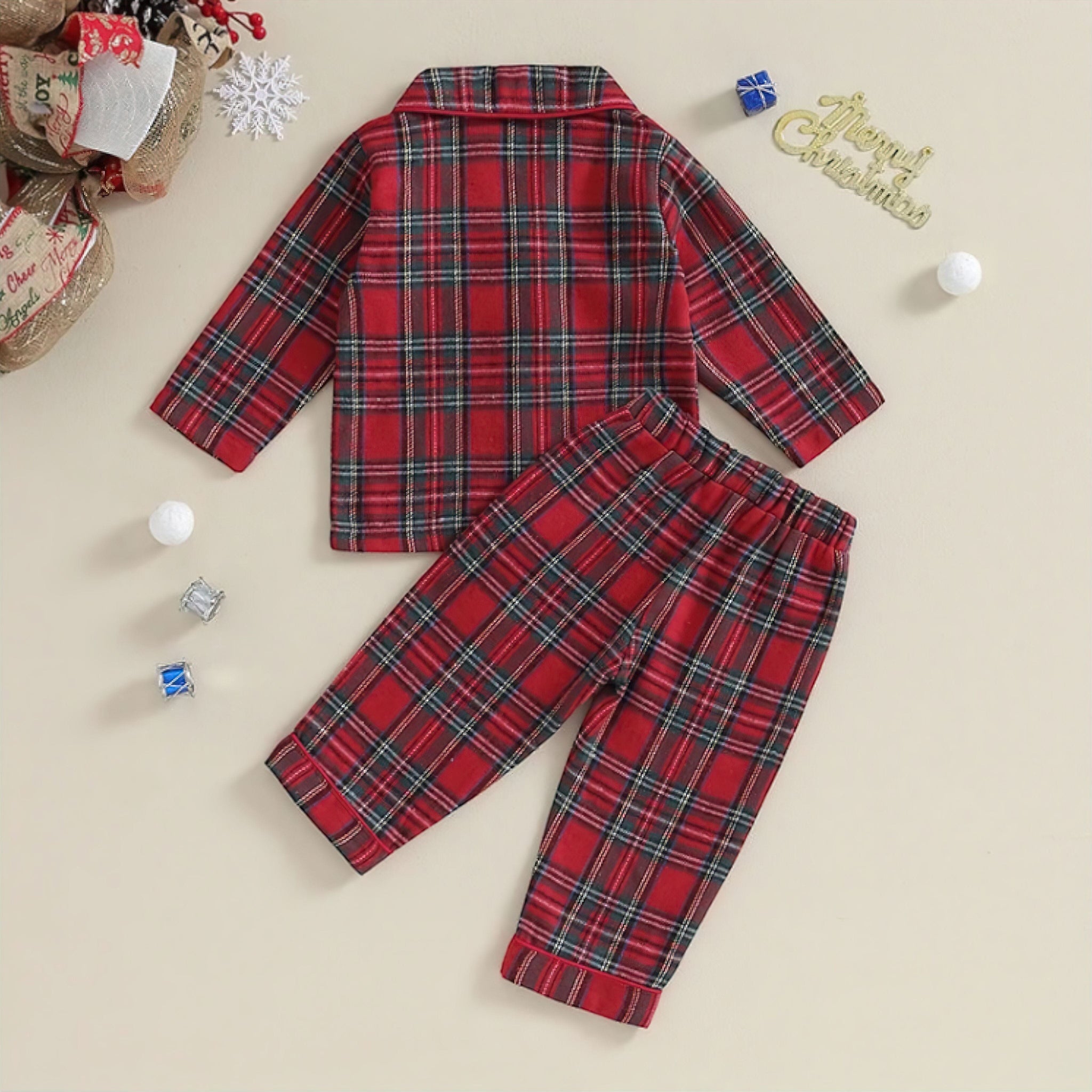 Plaid Comfort Pajamas Baby Boujee 