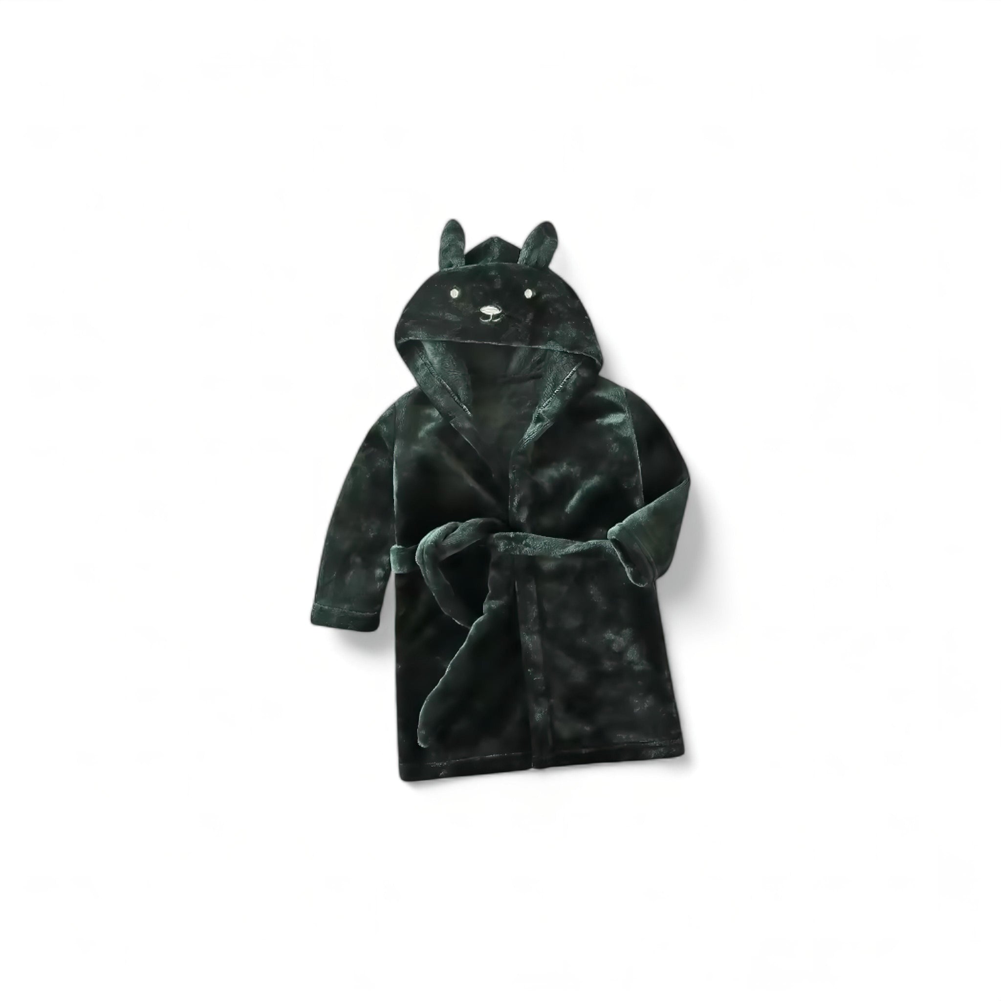 Fluffy Bunny Robe Baby Boujee Green 2-3T 