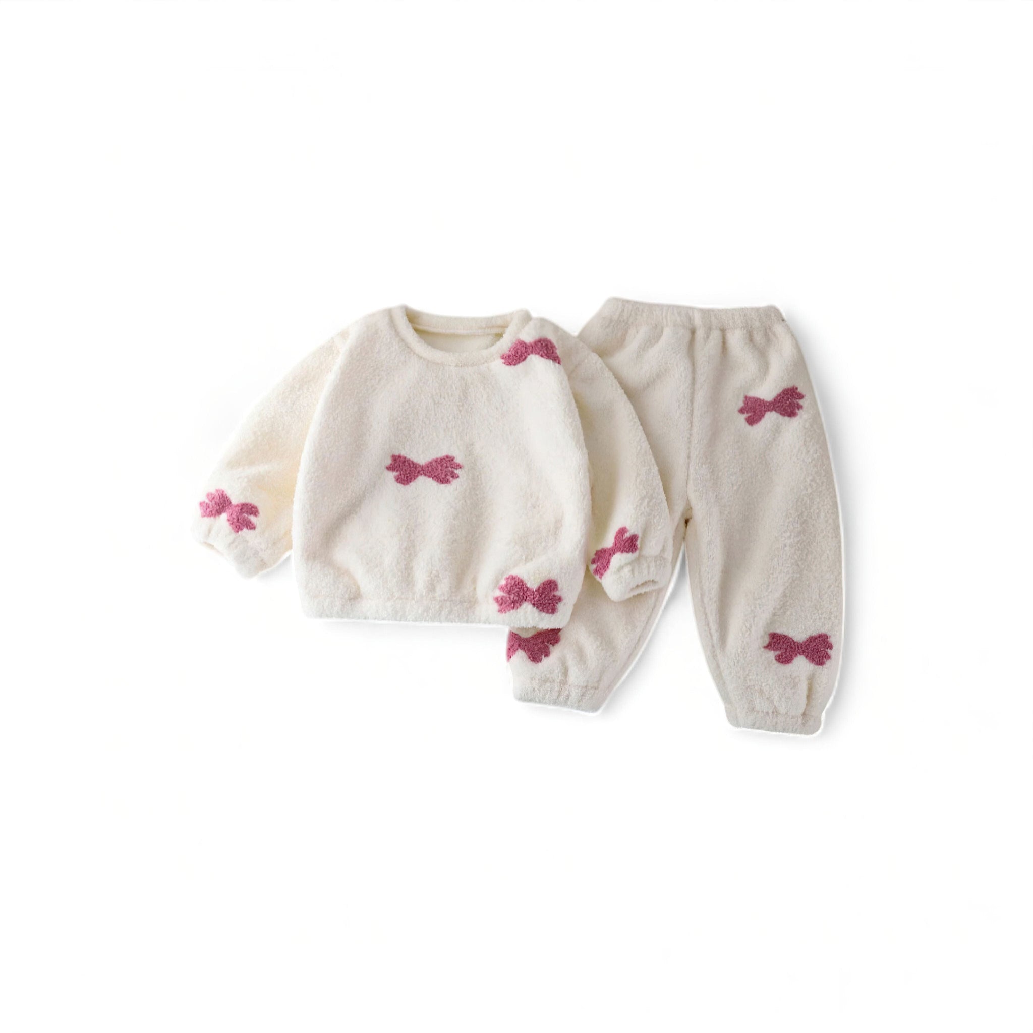 Winter Cozy Set Baby Boujee White + Ribbon 18-24M 