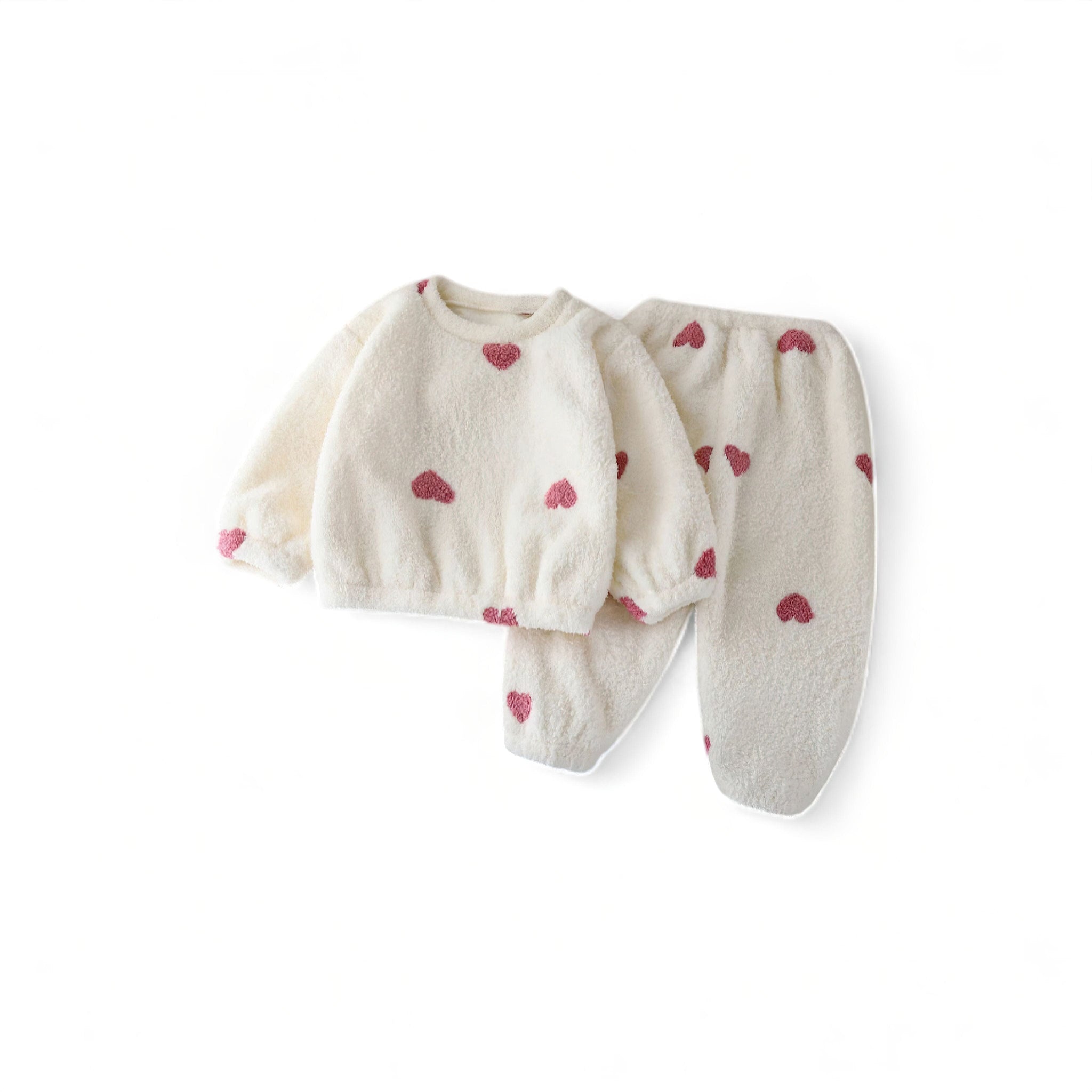 Winter Cozy Set Baby Boujee White + Heart 18-24M 