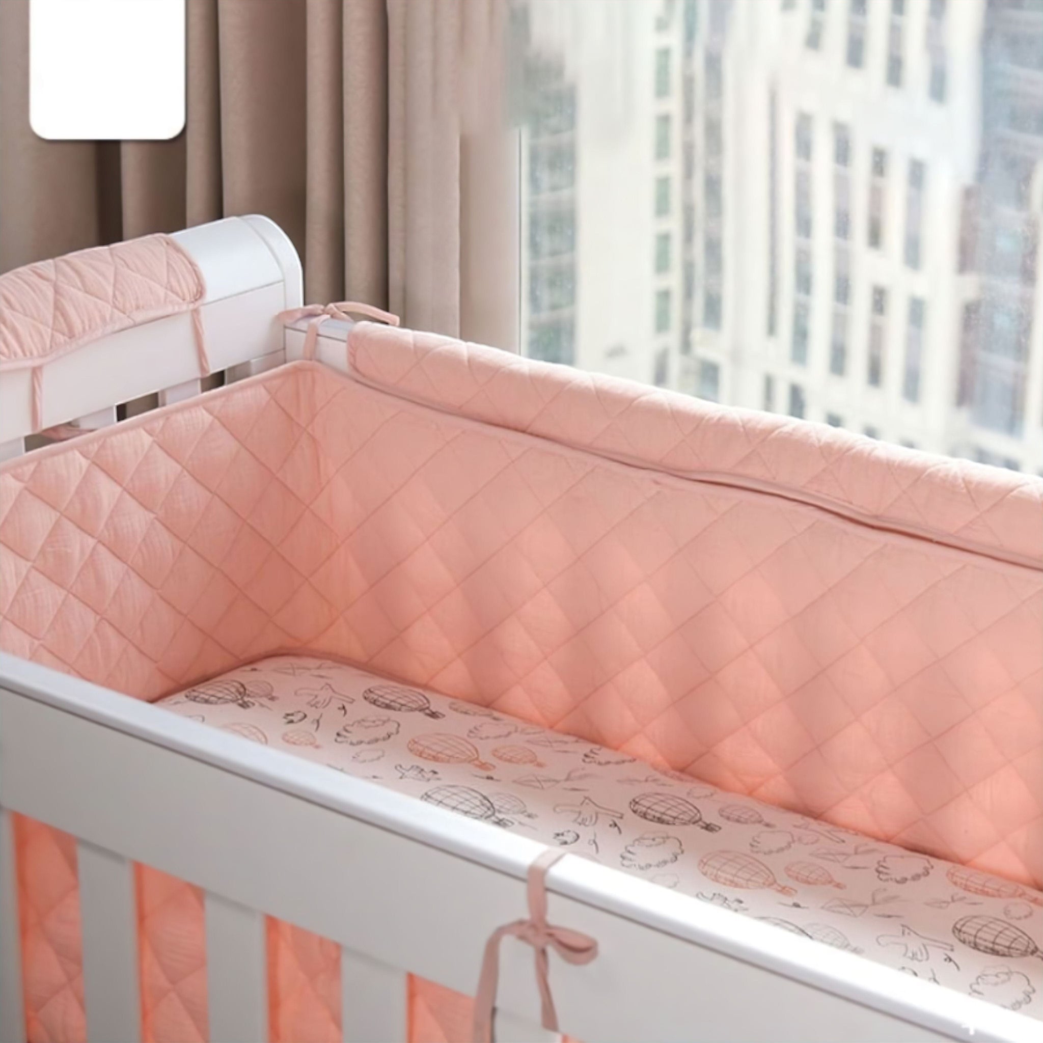 Gentle Crib Barrier Baby Boujee 