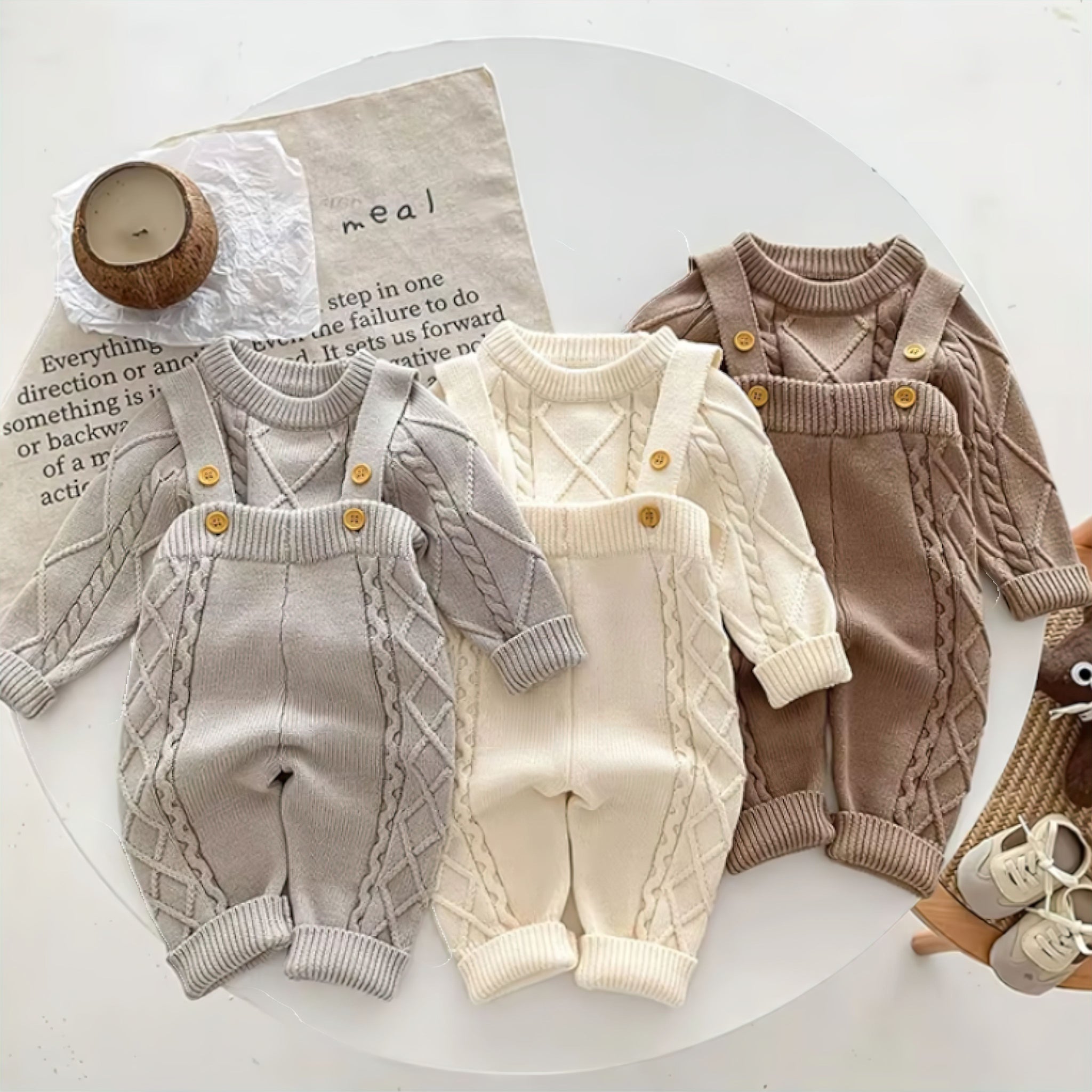 Lovely Knit Overalls